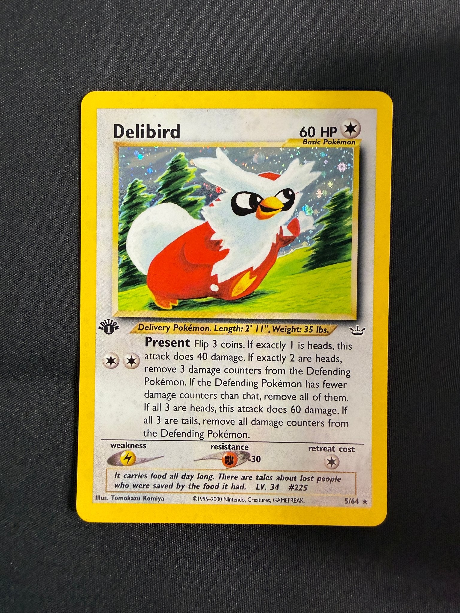 2001 Delibird Neo Revelation 1st Edition Holo 5/64 front