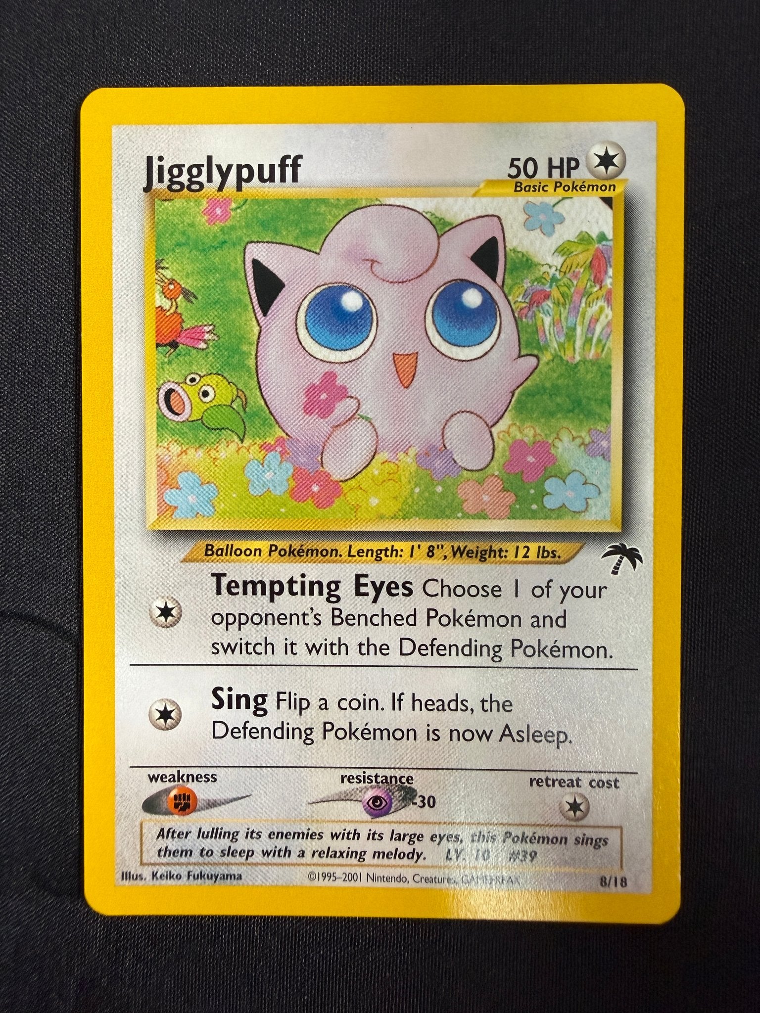 2001 Jigglypuff Southern Islands 8/18 front