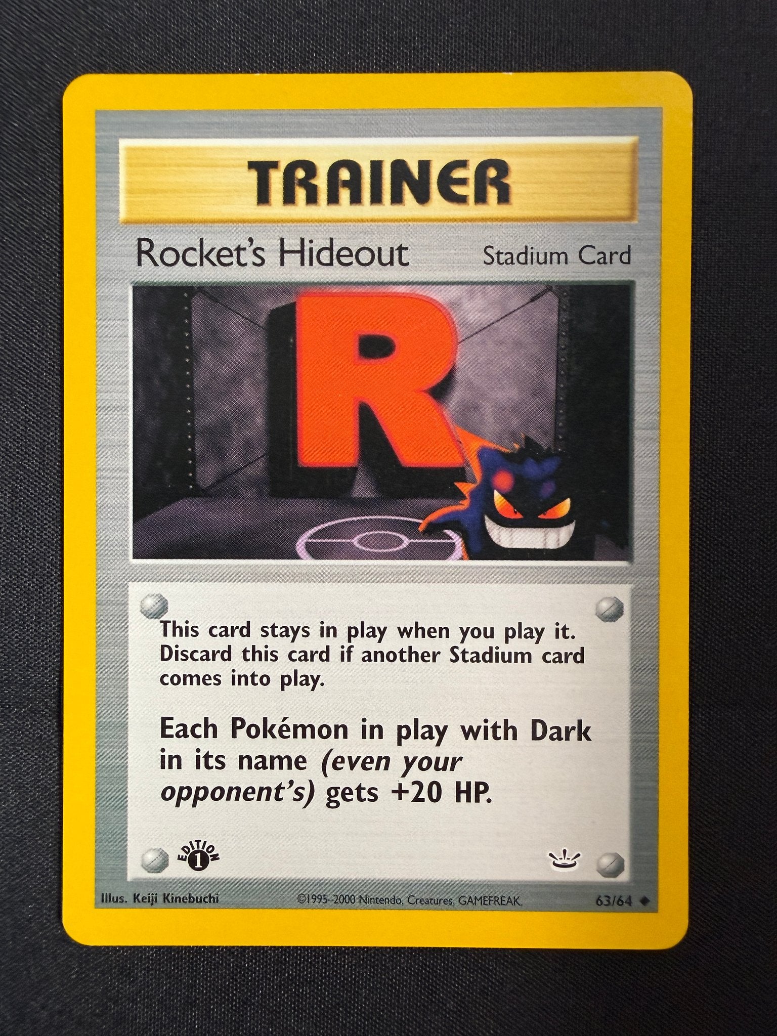 2001 Rocket's Hideout Neo Revelation 1st Edition 63/64 front