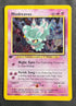 Front of a 2001 Pokemon Neo Revelation Misdreavus 1st Edition holo card, number 11/64, showing the Screech Pokemon against a cosmos holofoil background