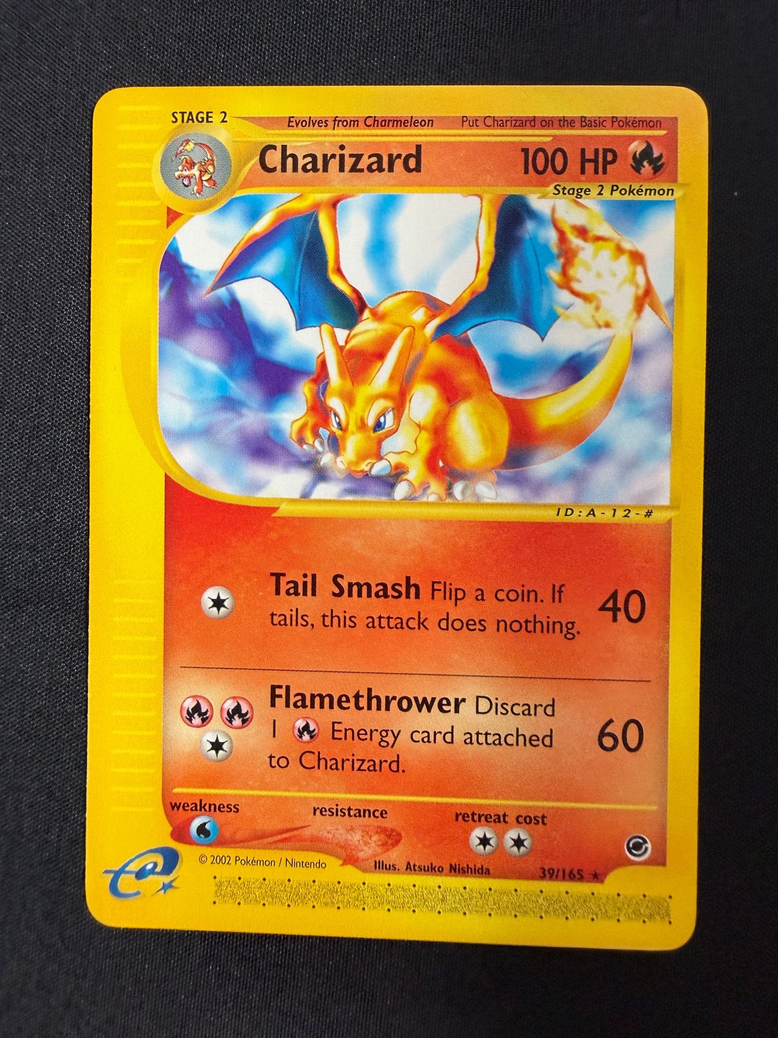2002 Charizard Expedition 39/165 front