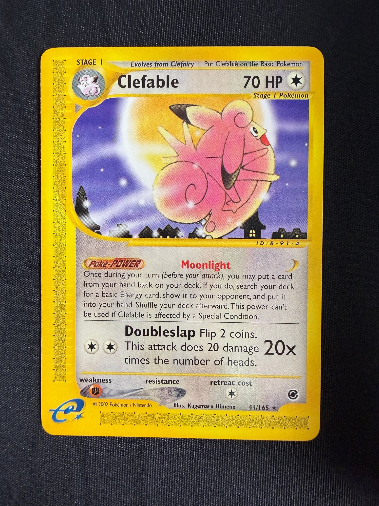 2002 Clefable Expedition 41/165 front
