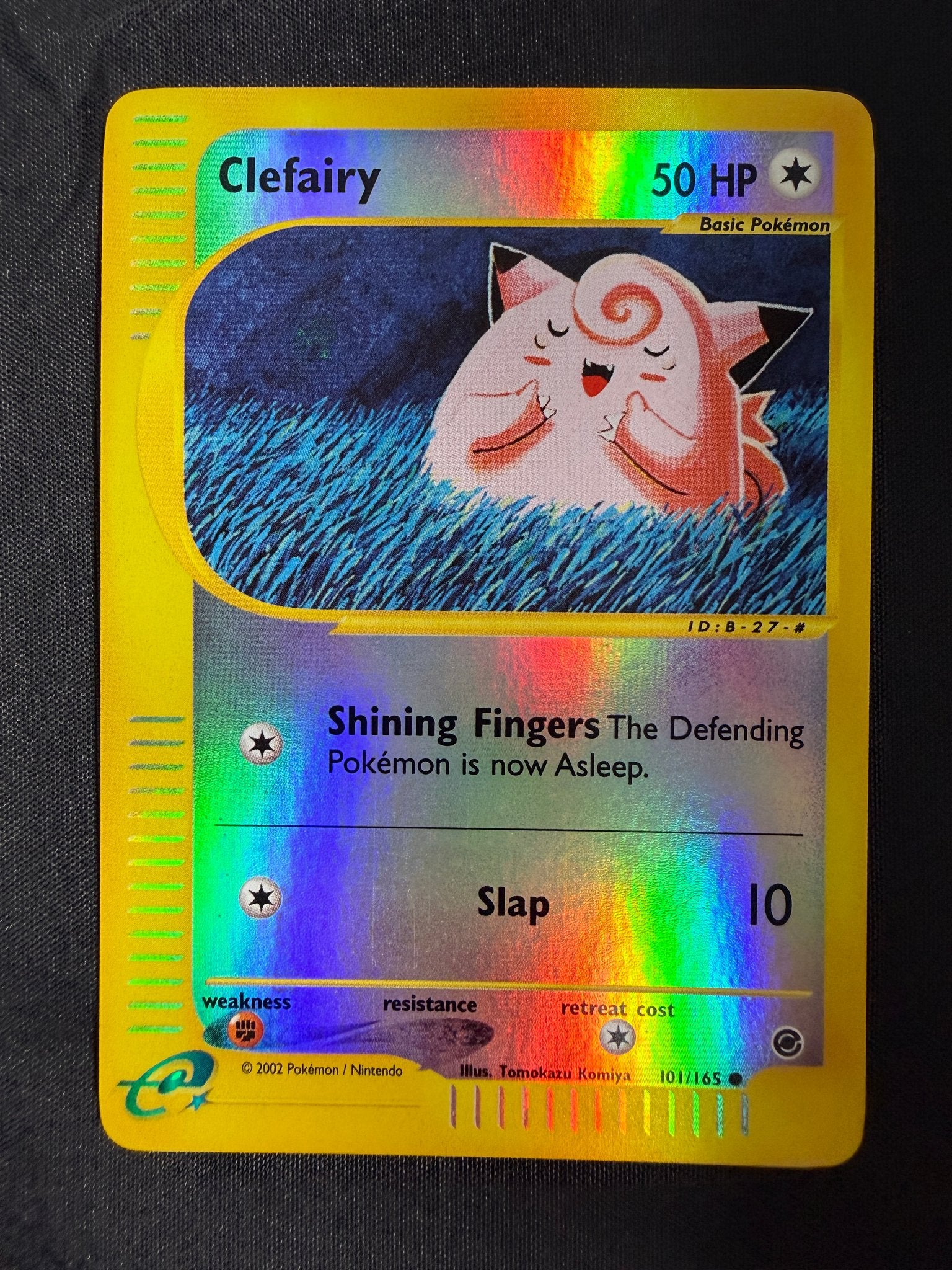 2002 Clefairy Expedition Reverse Holo 101/165 front