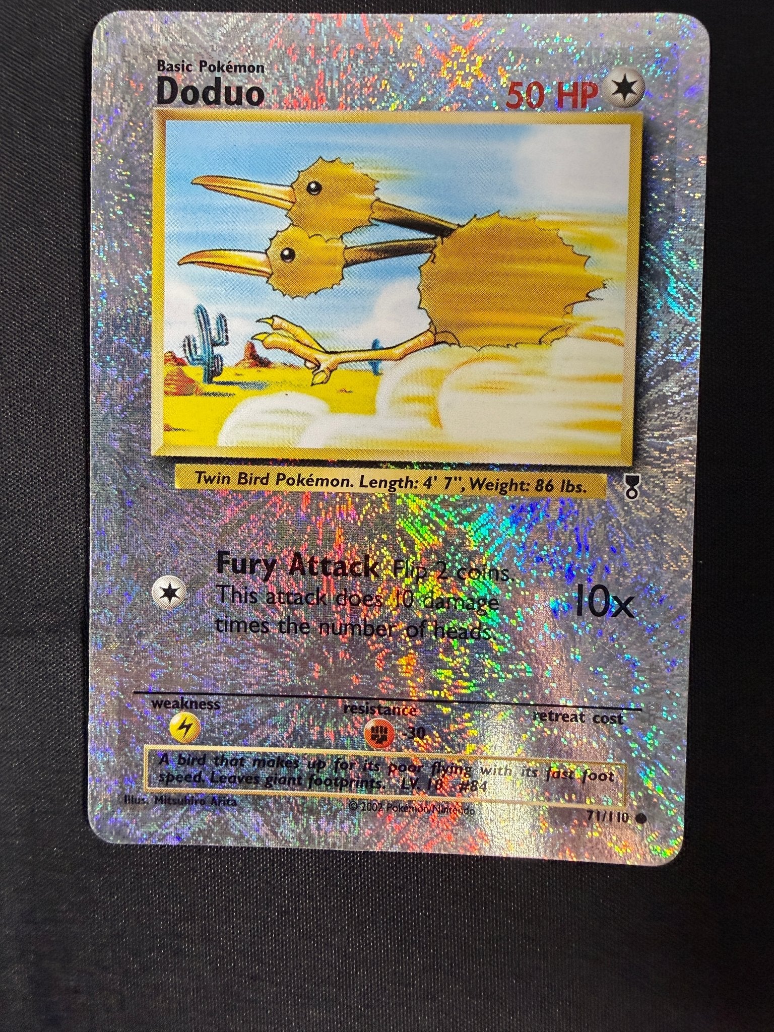 2002 Doduo Legendary Collection Reverse Holo 71/110 front