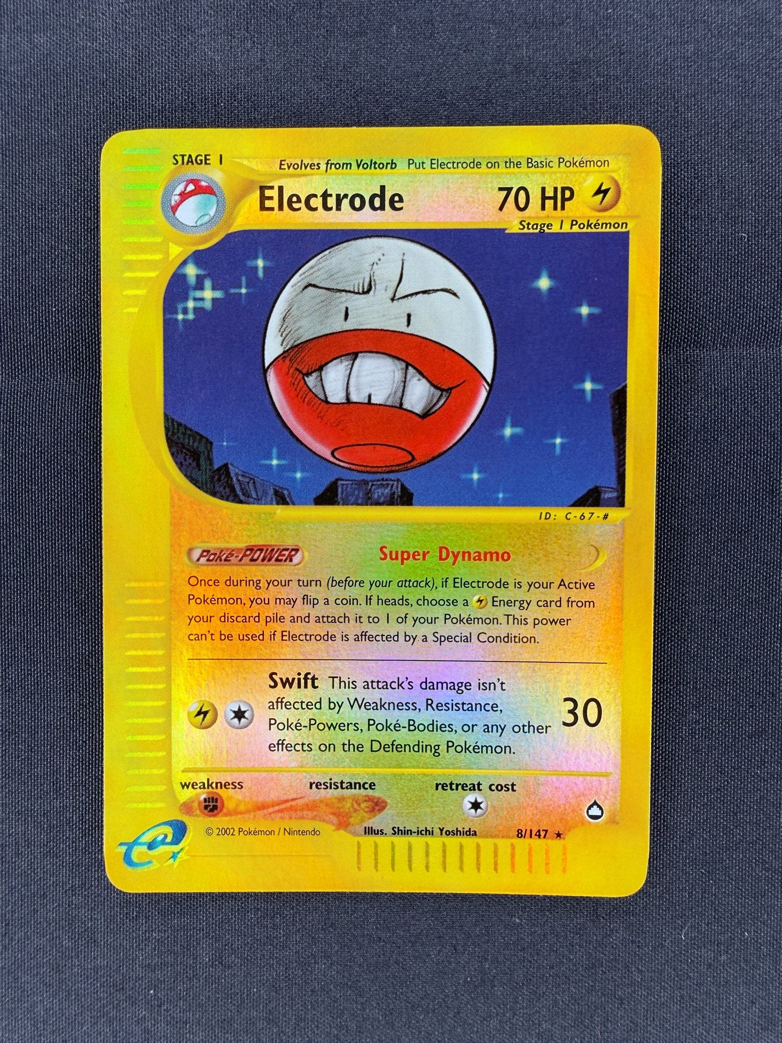 2003 Electrode Aquapolis Reverse Holo 8/147 front