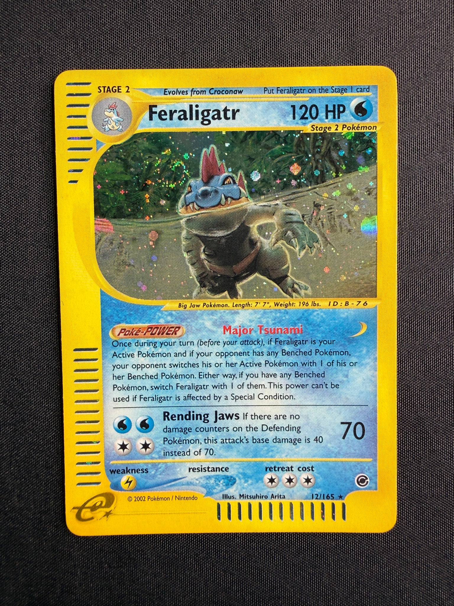 2002 Feraligatr Expedition Holo 12/165 front