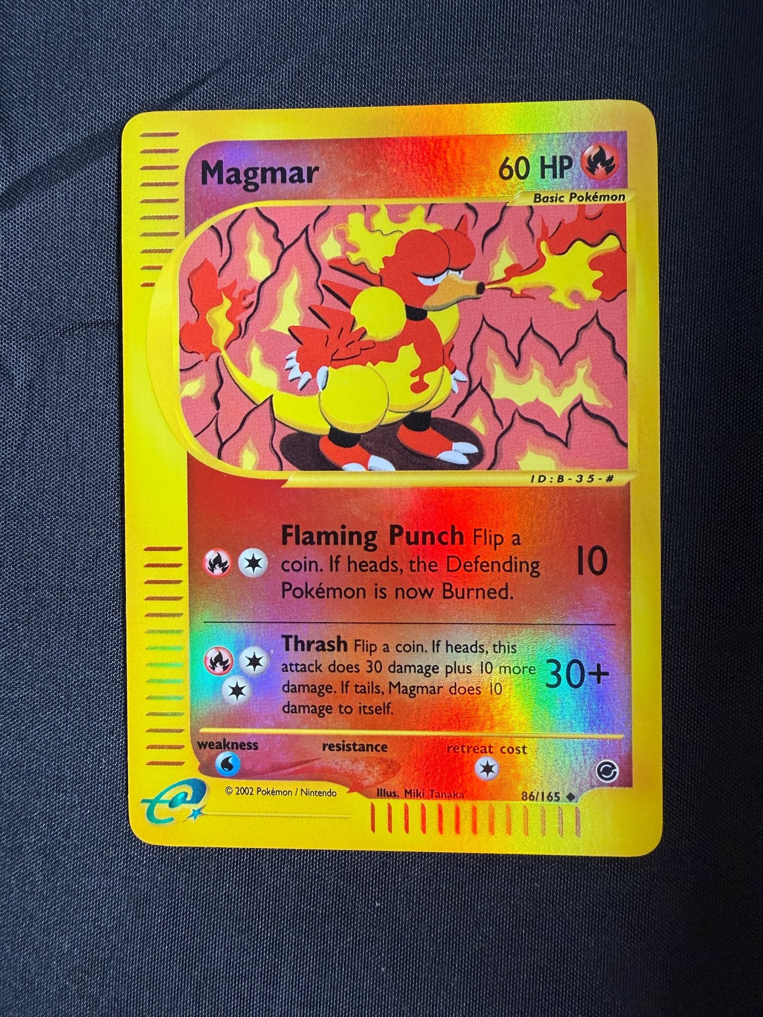 2002 Magmar Expedition Reverse Holo 86/165 front