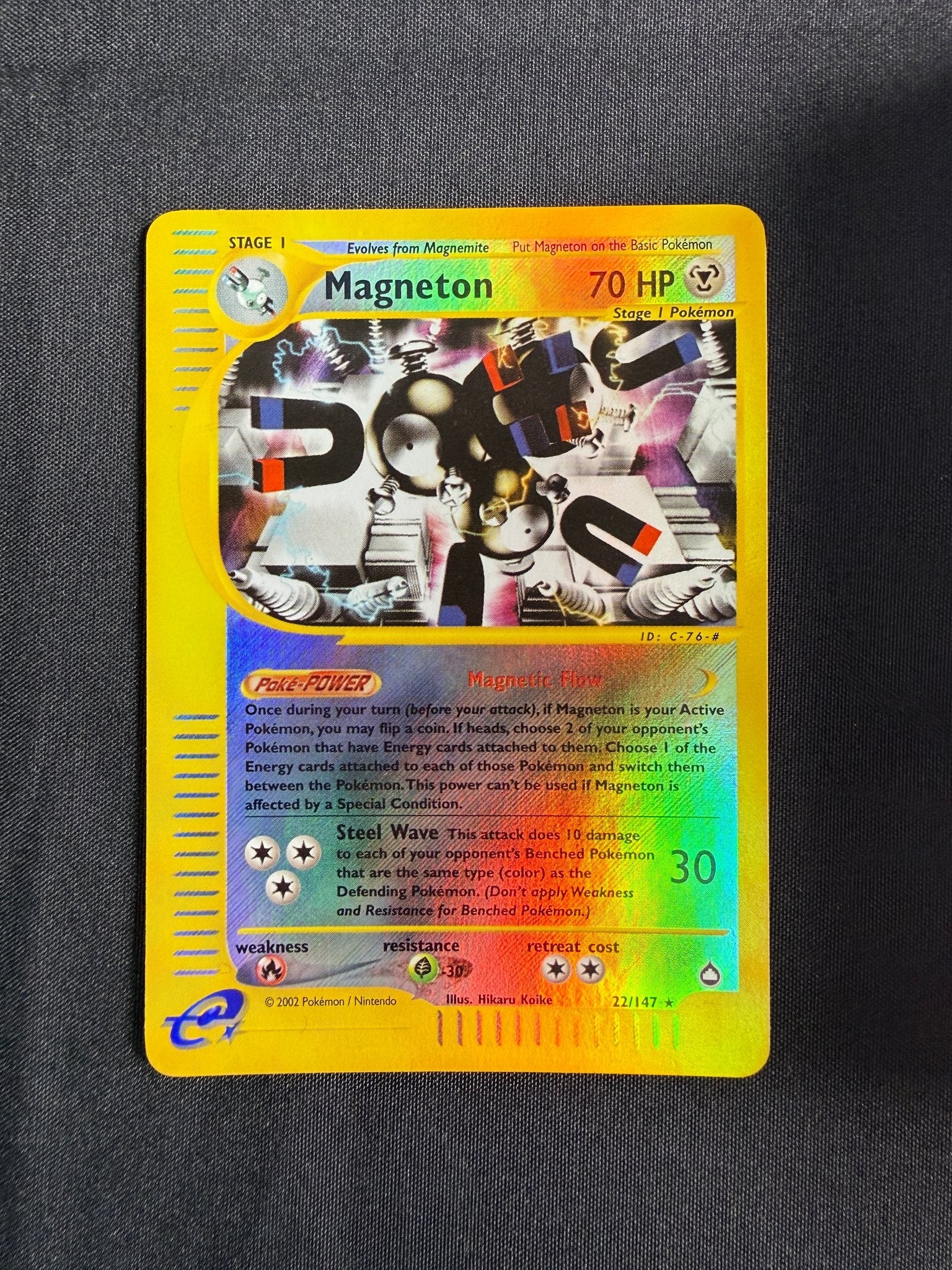 2003 Magneton Aquapolis Reverse Holo 22/147 front