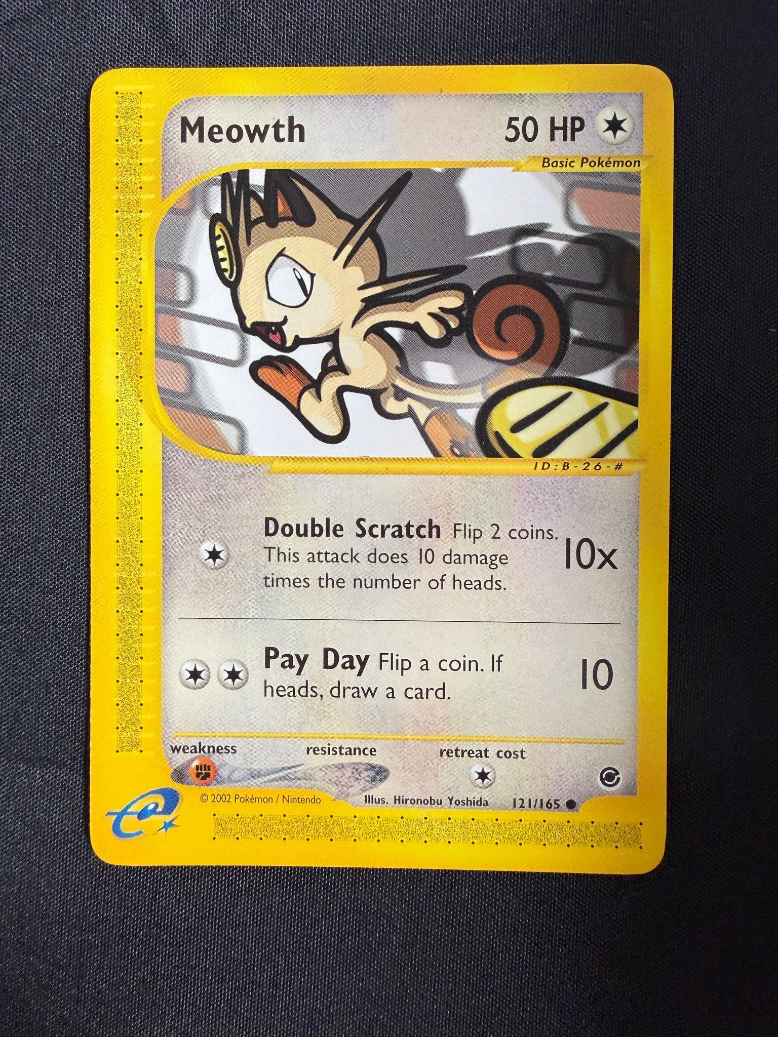 2002 Meowth Expedition 121/165 front