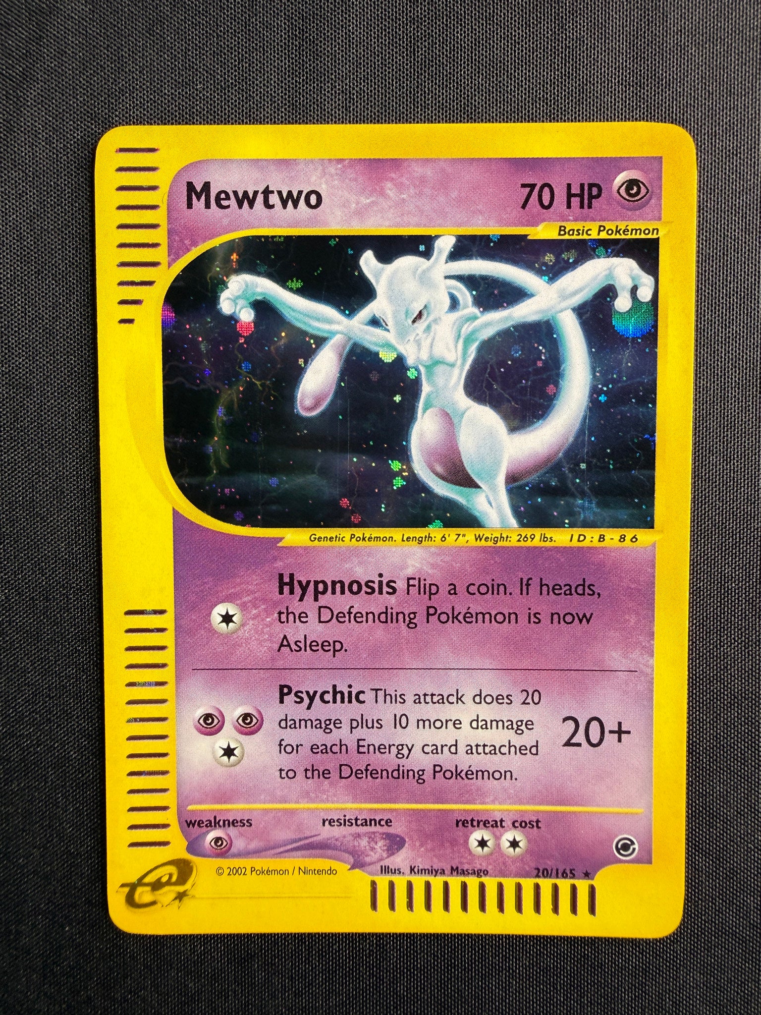 2002 Mewtwo Expedition 20/165 front