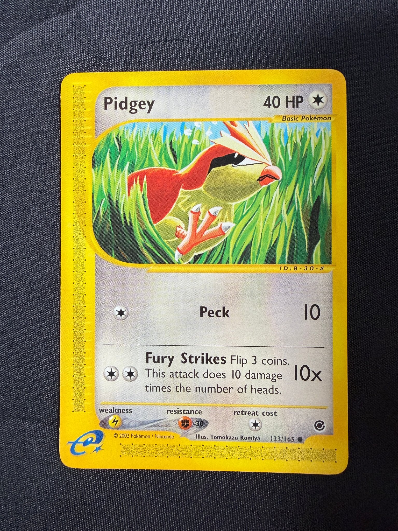 2002 Pidgey Expedition 123/165 front