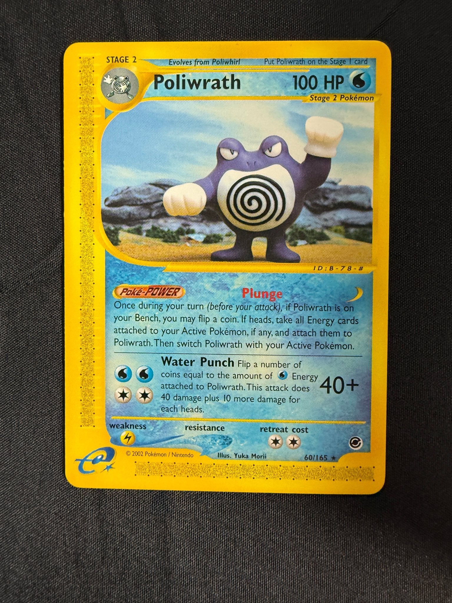 2002 Poliwrath Expedition 60/165 front