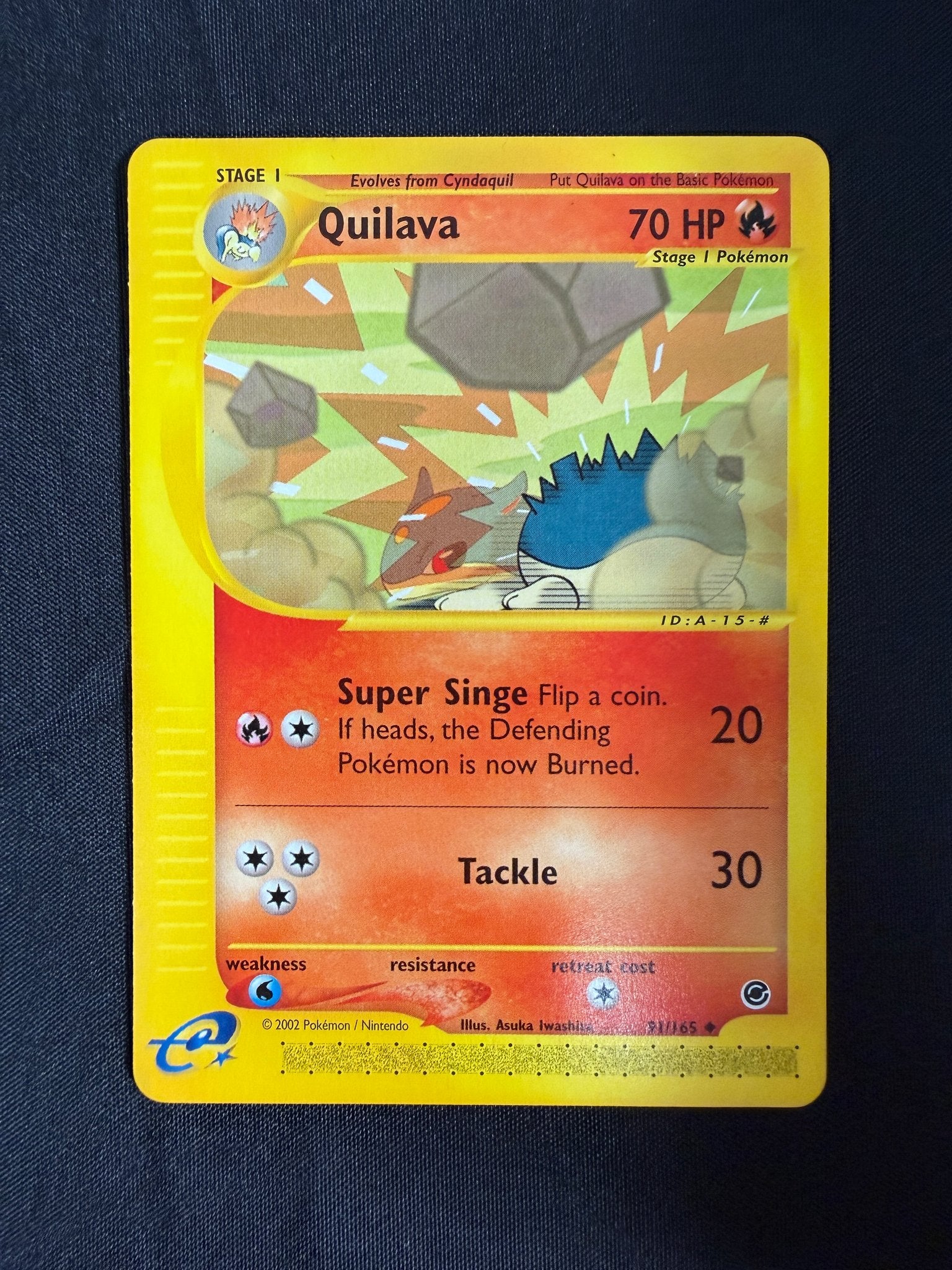 2002 Quilava Expedition 91/165 front