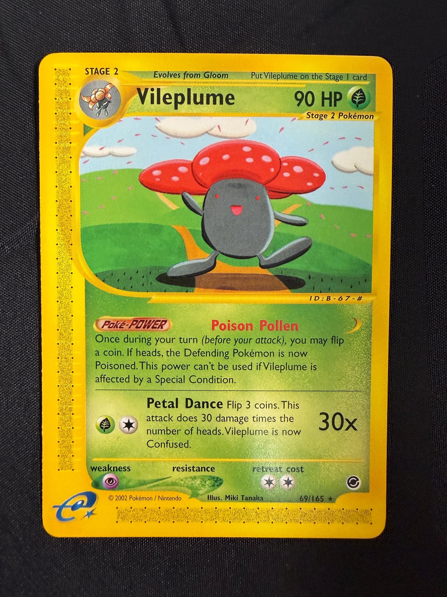2002 Vileplume Expedition 69/165 front