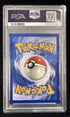 Back of the PSA slab holding the 2002 Expedition Mew reverse holo 19/165, showing the PSA hologram, QR code and cert number 107911458