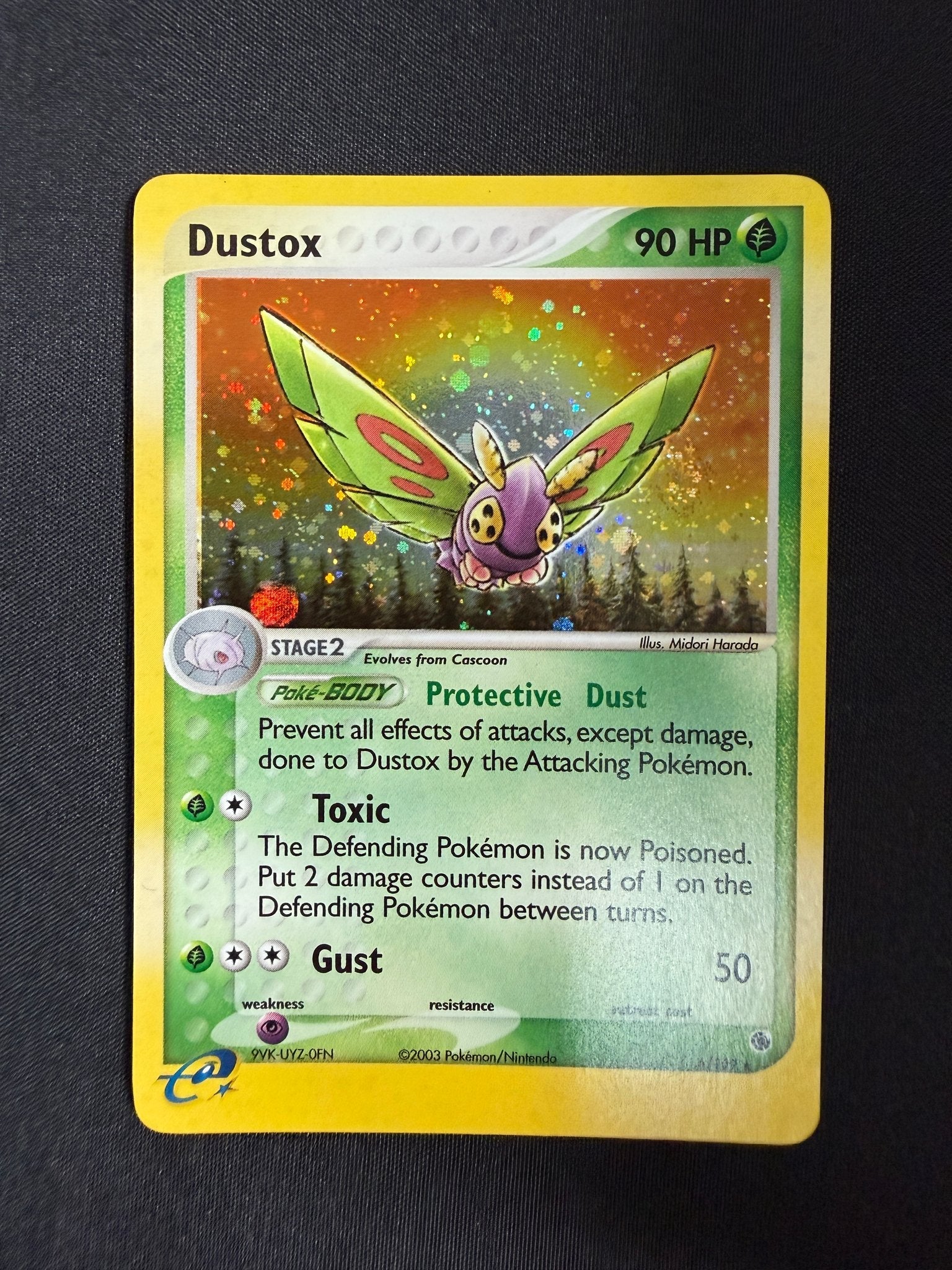 2003 Dustox EX Ruby & Sapphire Holo 6/109 front