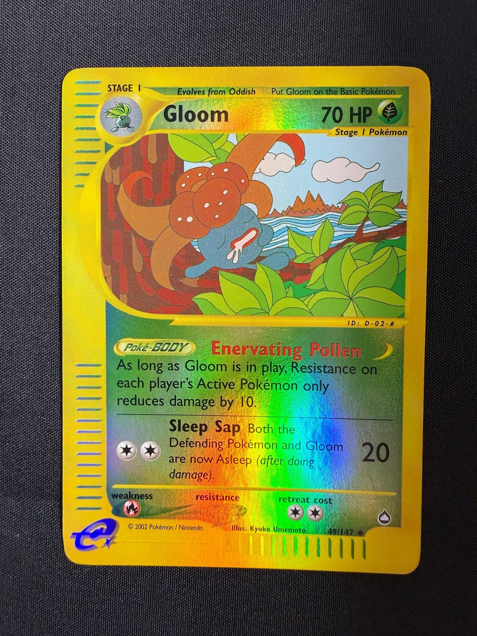 2003 Gloom Aquapolis Reverse Holo 49/147 front
