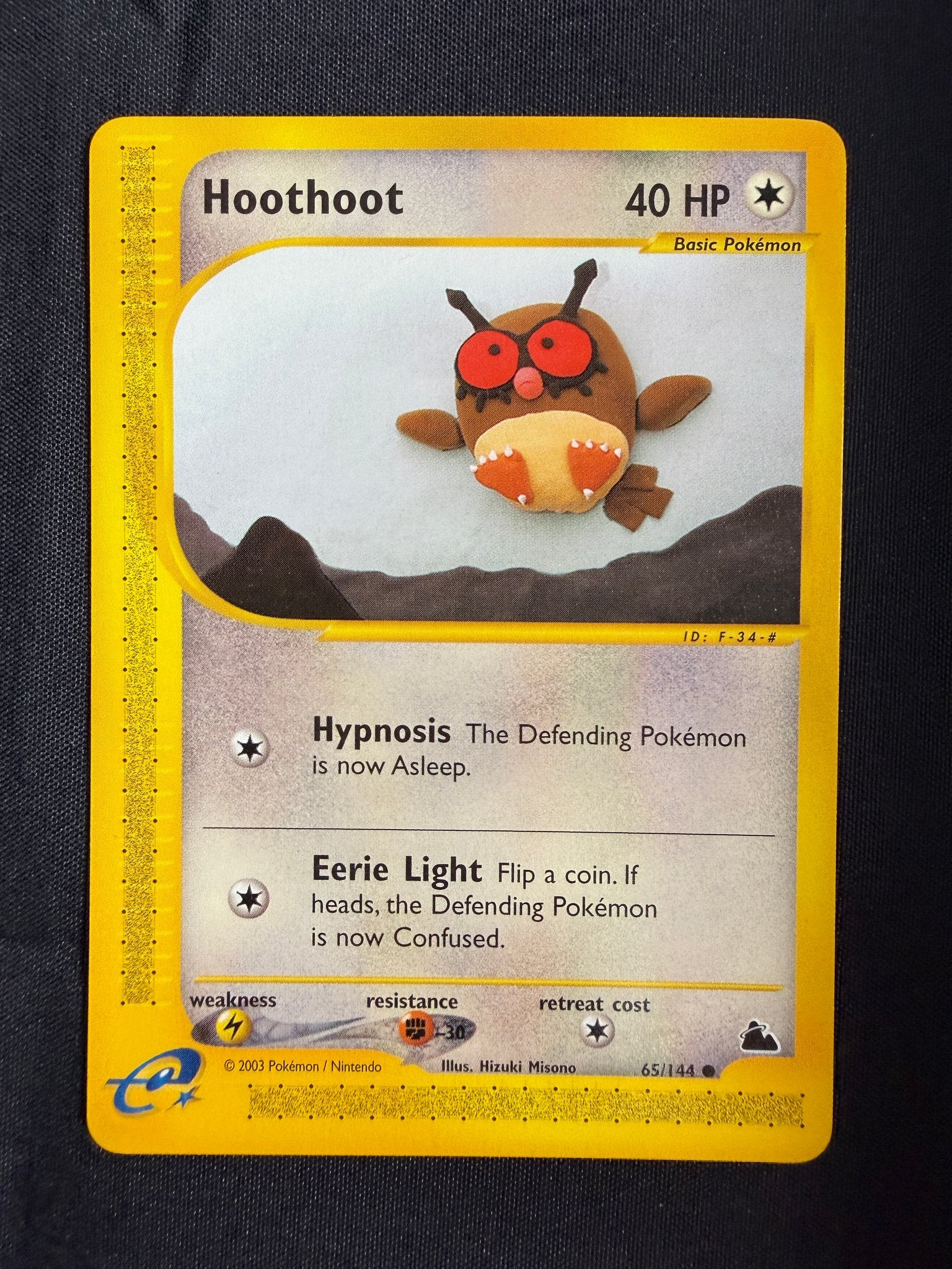 2003 Hoothoot Skyridge 65/144 front