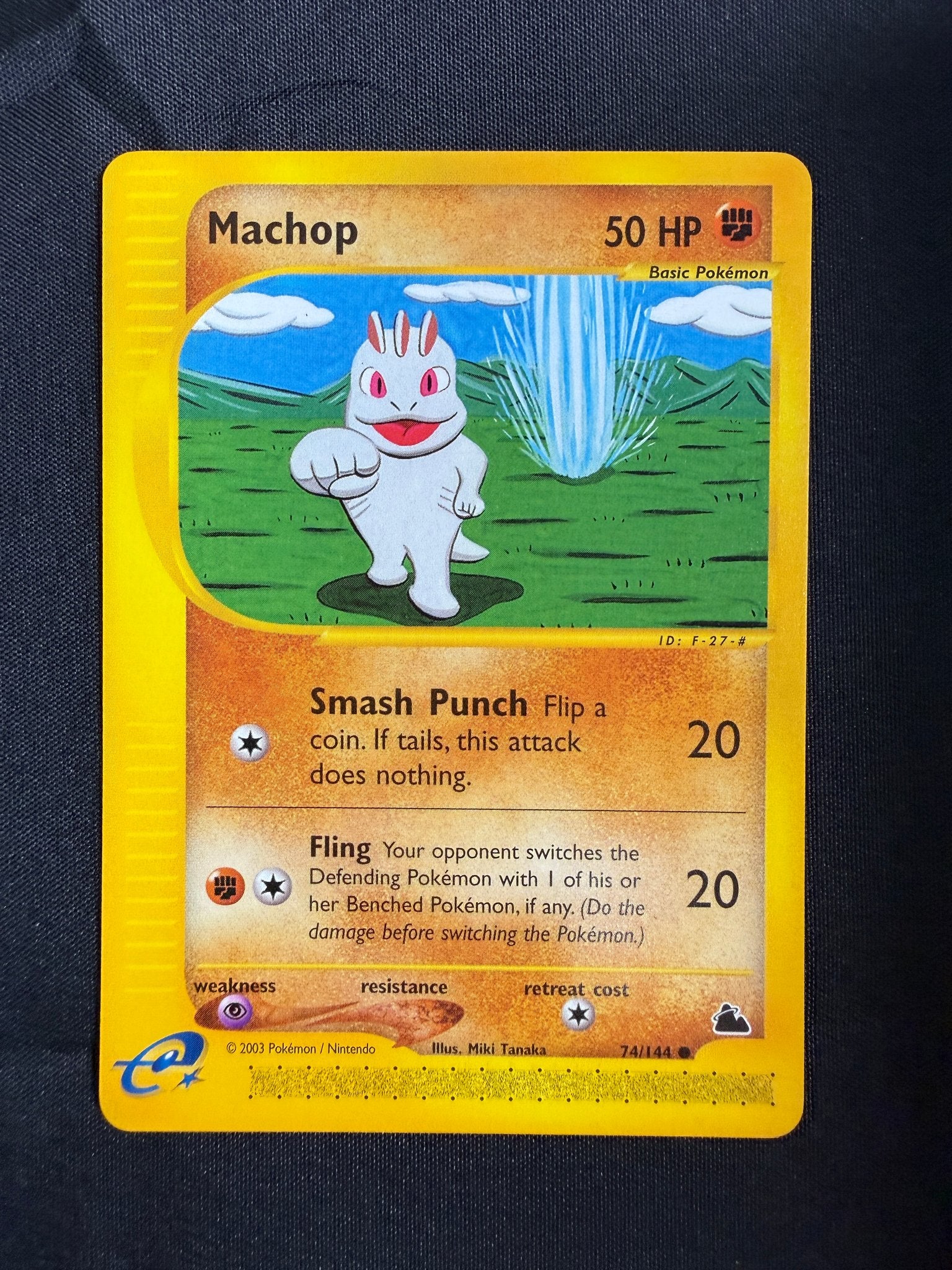 2003 Machop Skyridge 74/144 front