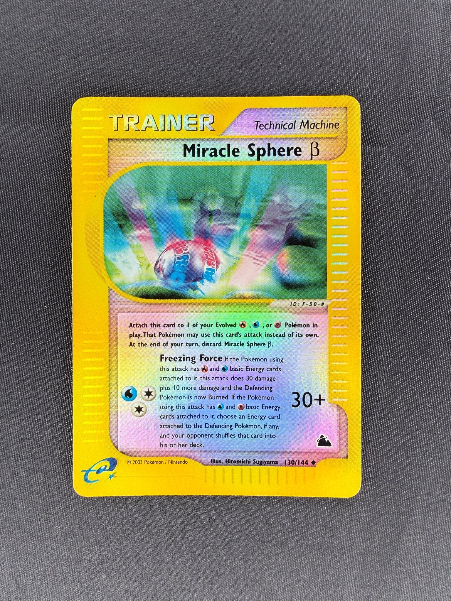 2003 Miracle Sphere β Skyridge Reverse Holo 130/144 front
