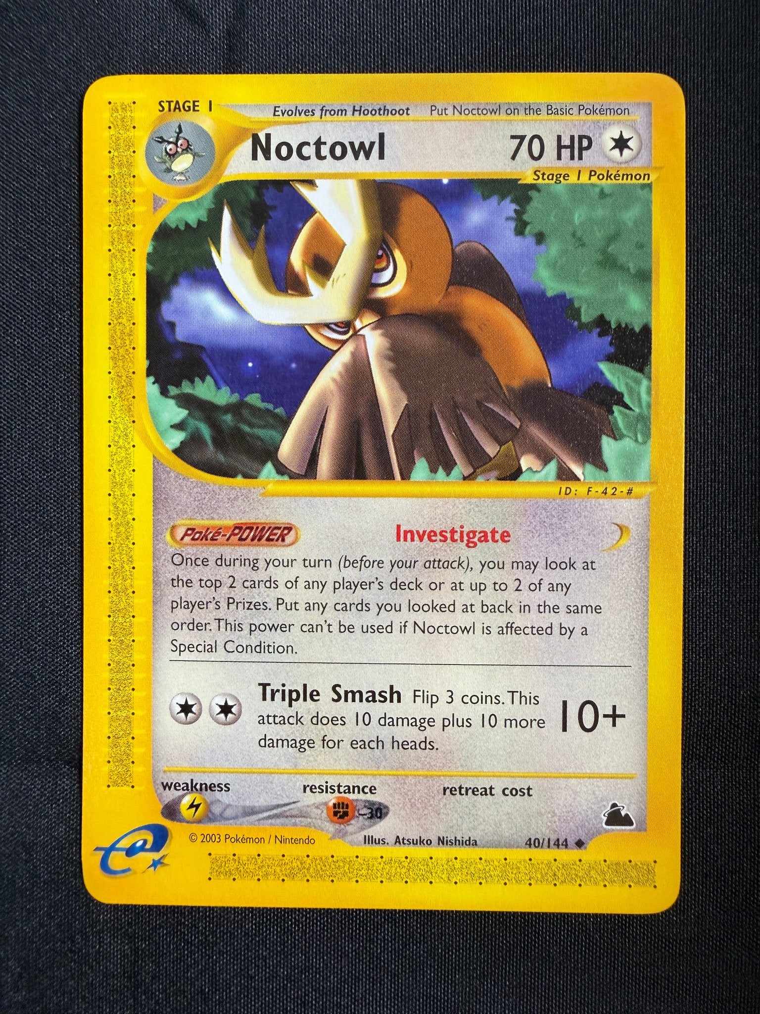 2003 Noctowl Skyridge 40/144 front