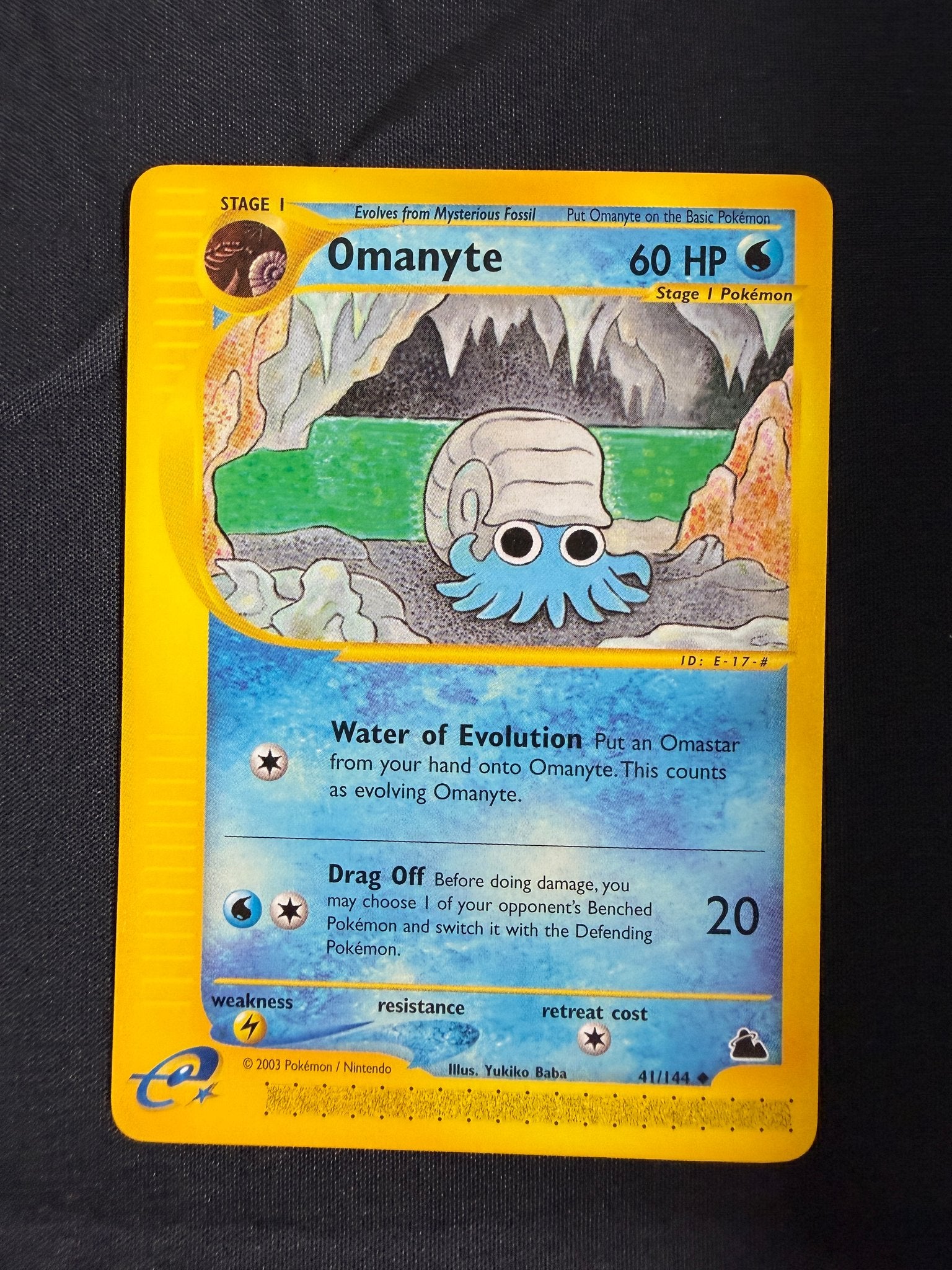 2003 Omanyte Skyridge 41/144 front