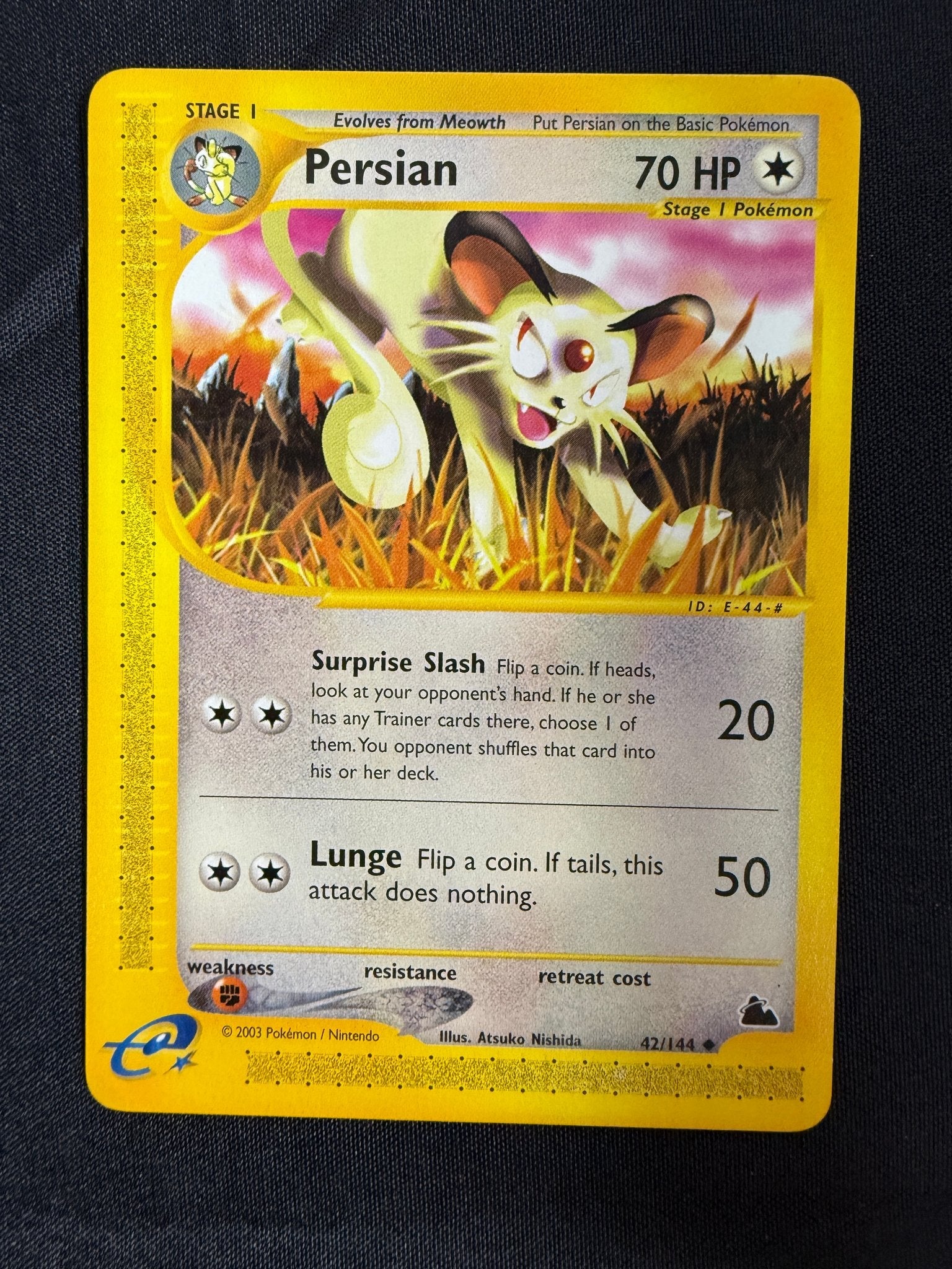 2003 Persian Skyridge 42/144 front