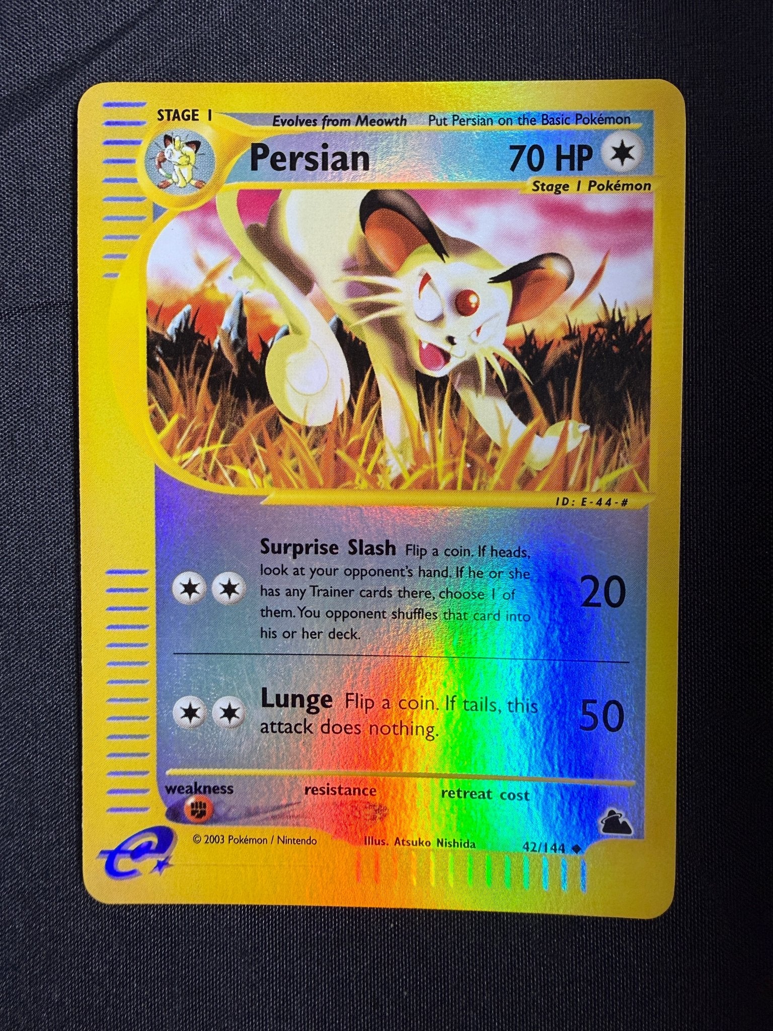 2003 Persian Skyridge Reverse Holo 42/144 front