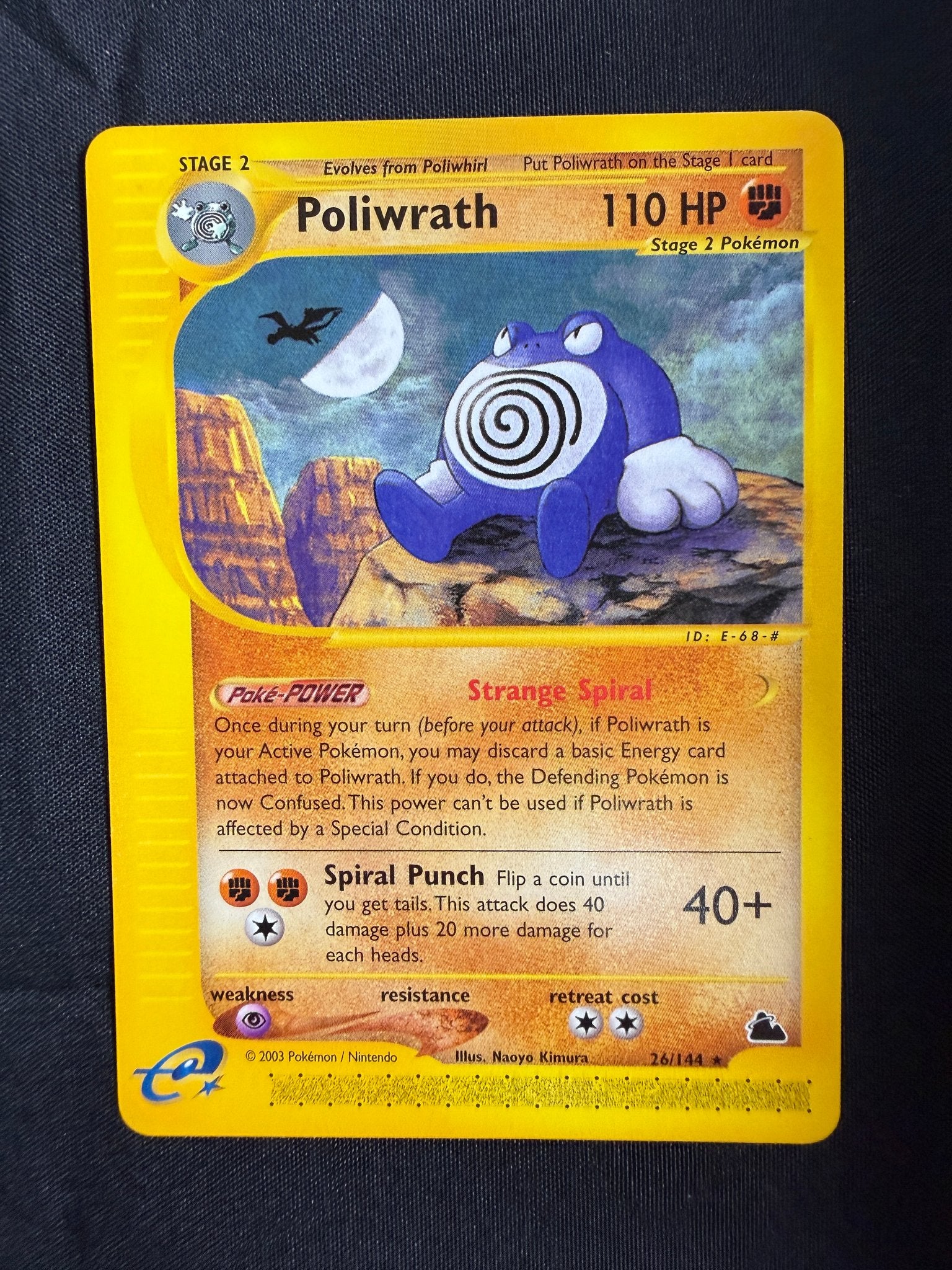2003 Poliwrath Skyridge 26/144 front