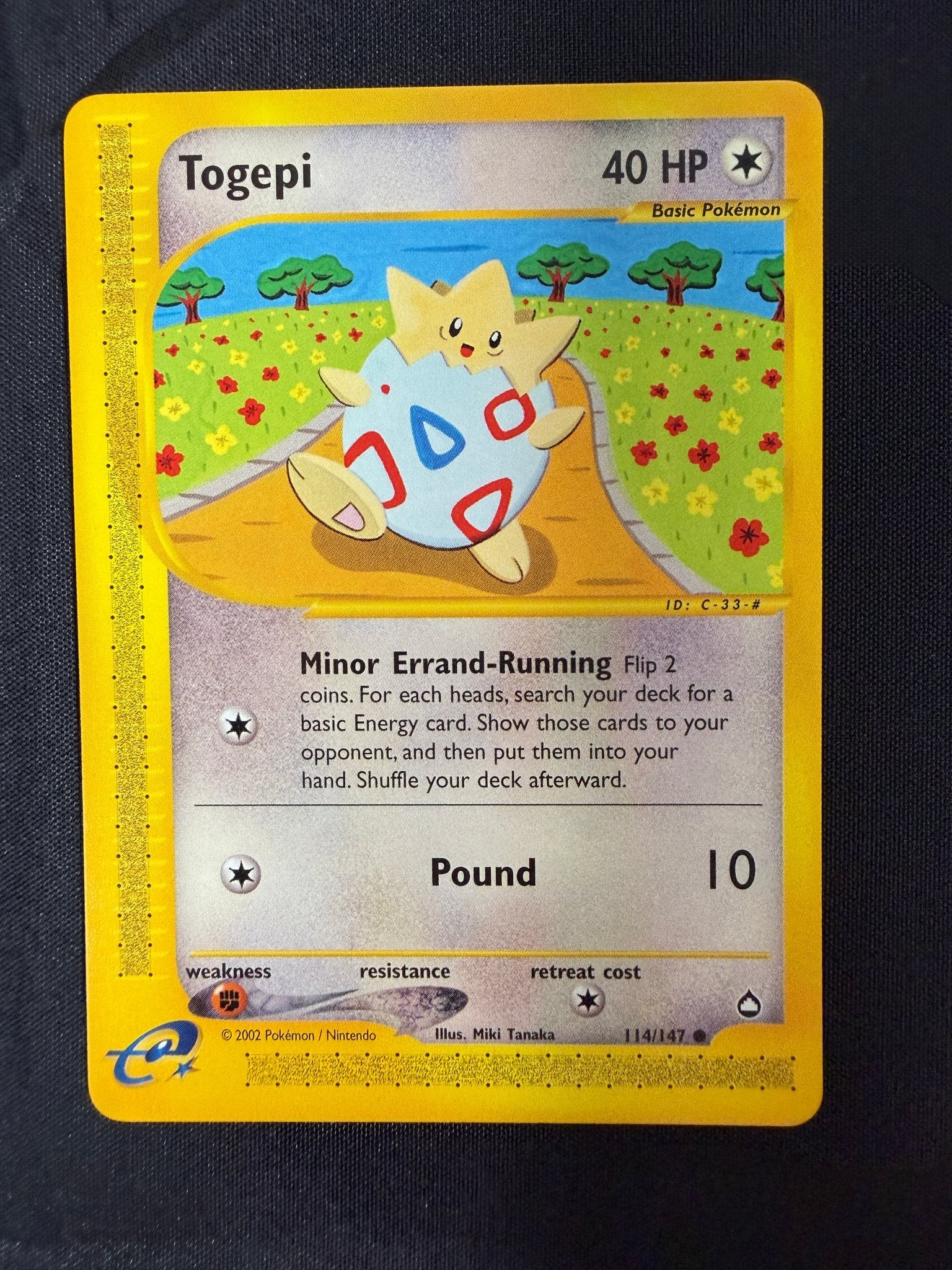 2003 Togepi Aquapolis 114/147 front