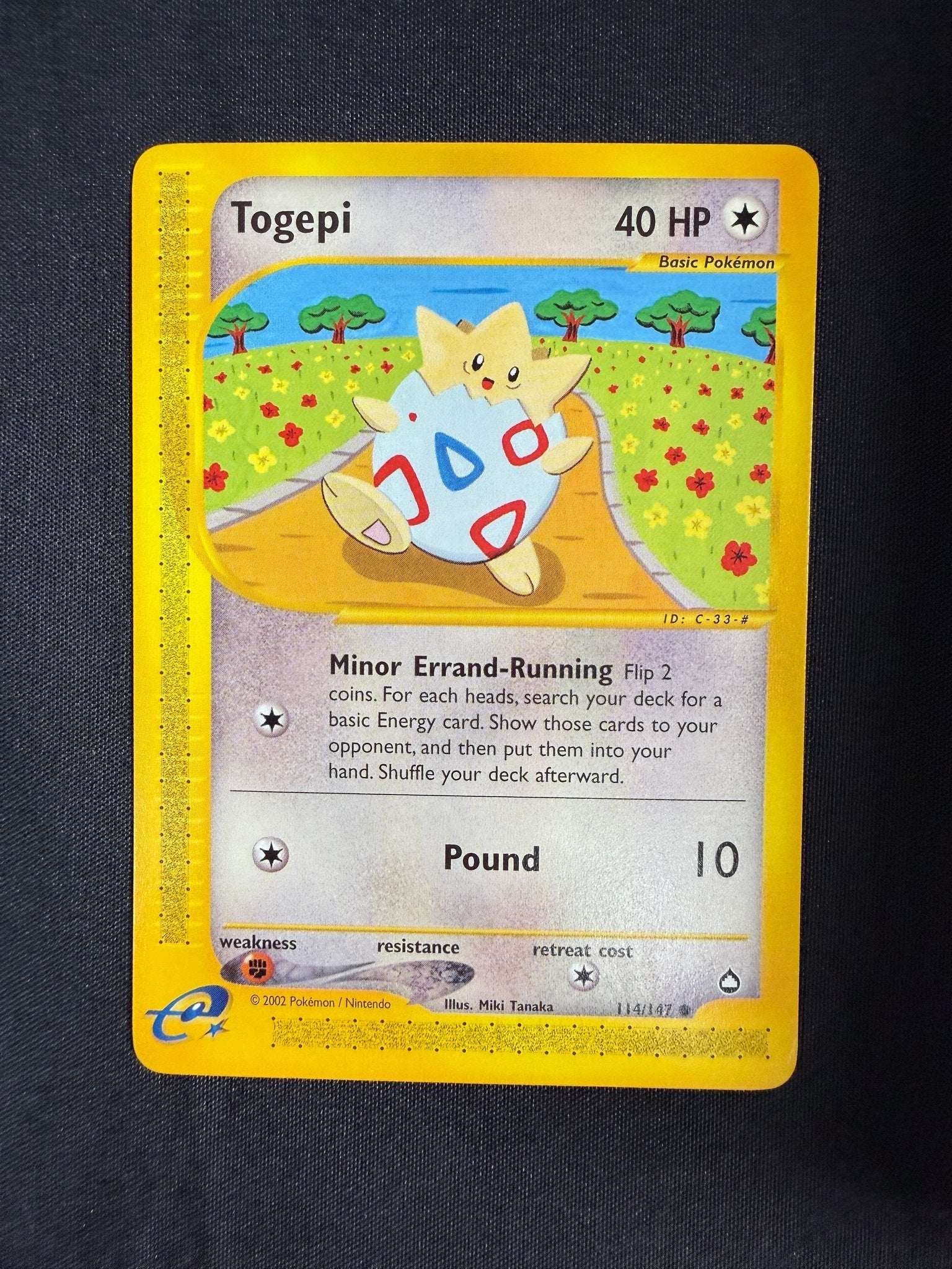 2003 Togepi Aquapolis 114/147 front
