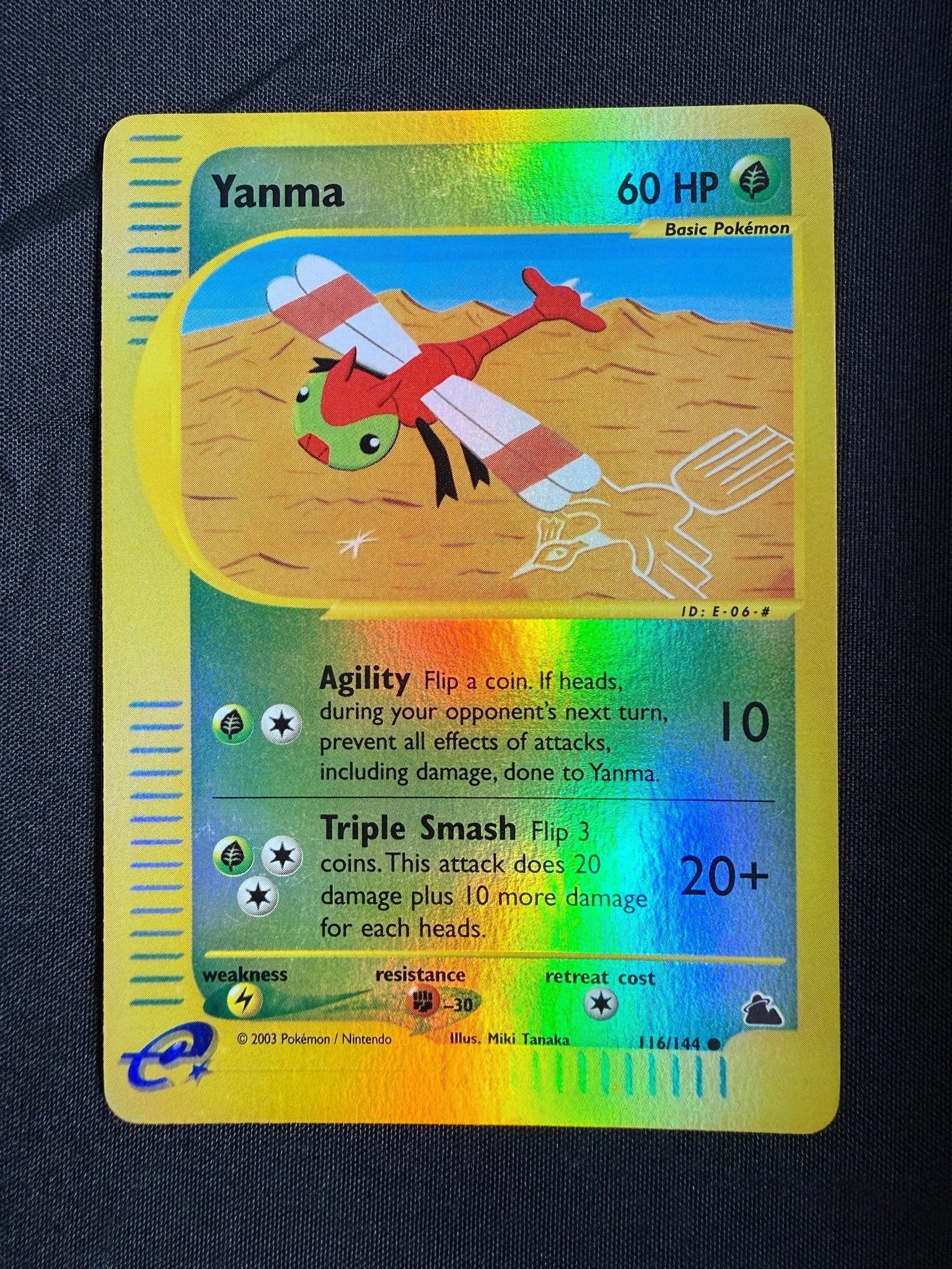 2003 Yanma Skyridge Reverse Holo 116/144 front
