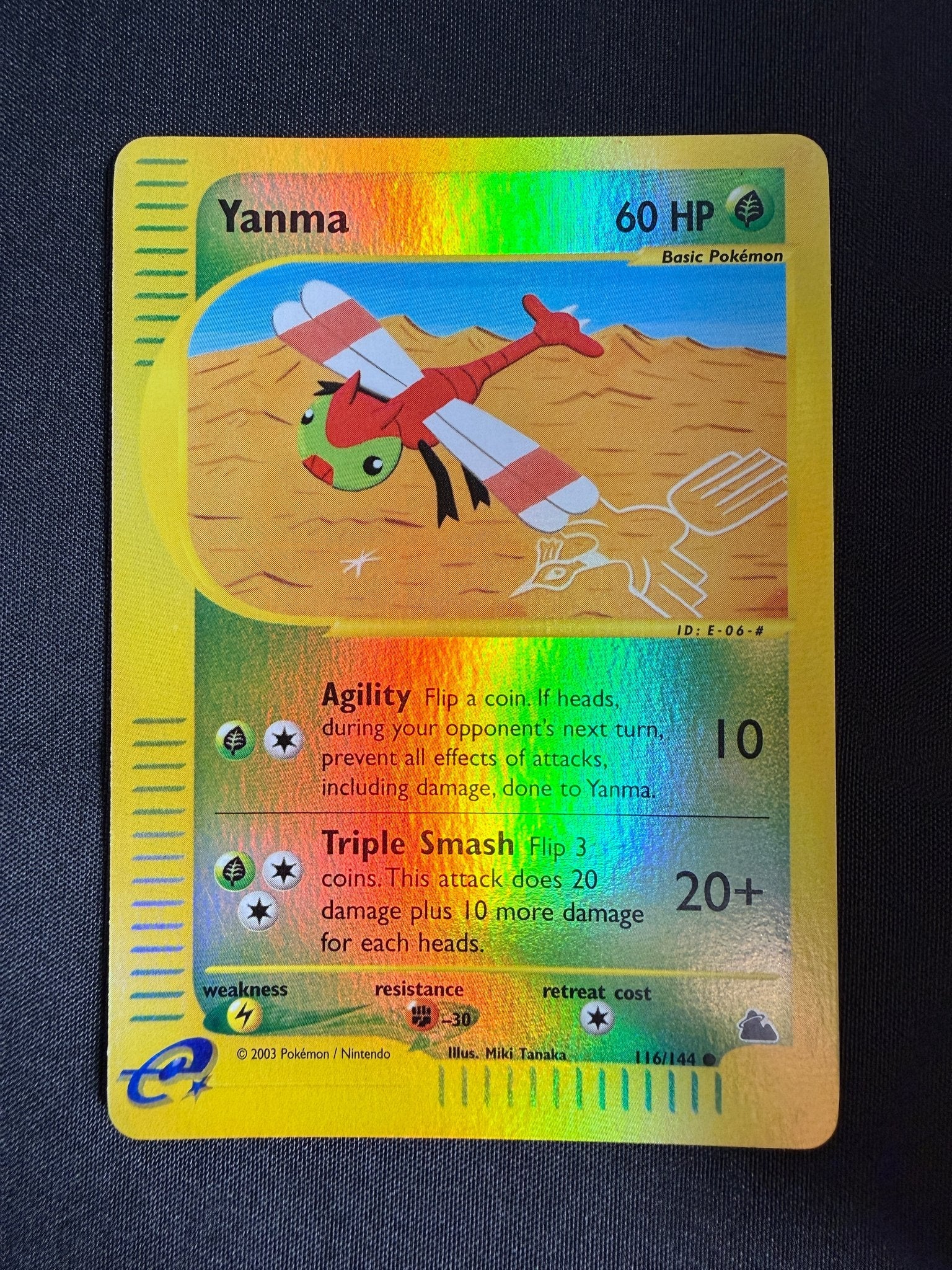 2003 Yanma Skyridge Reverse Holo 116/144 front