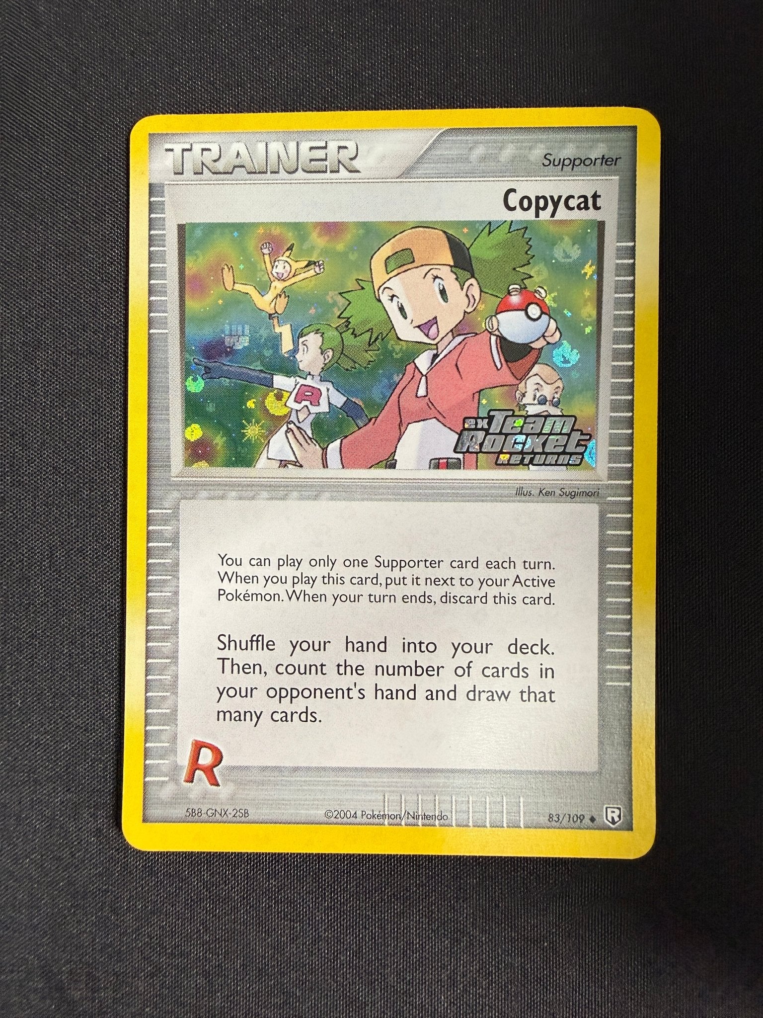 2004 Copycat EX Team Rocket Returns Reverse Holo 83/109 front