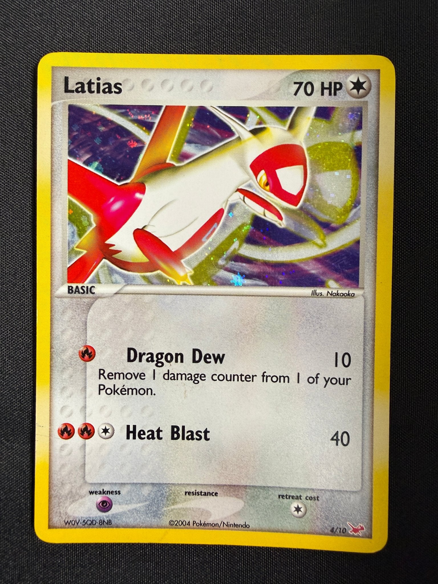 2004 Latias EX Trainer Kit Holo 4/10 front