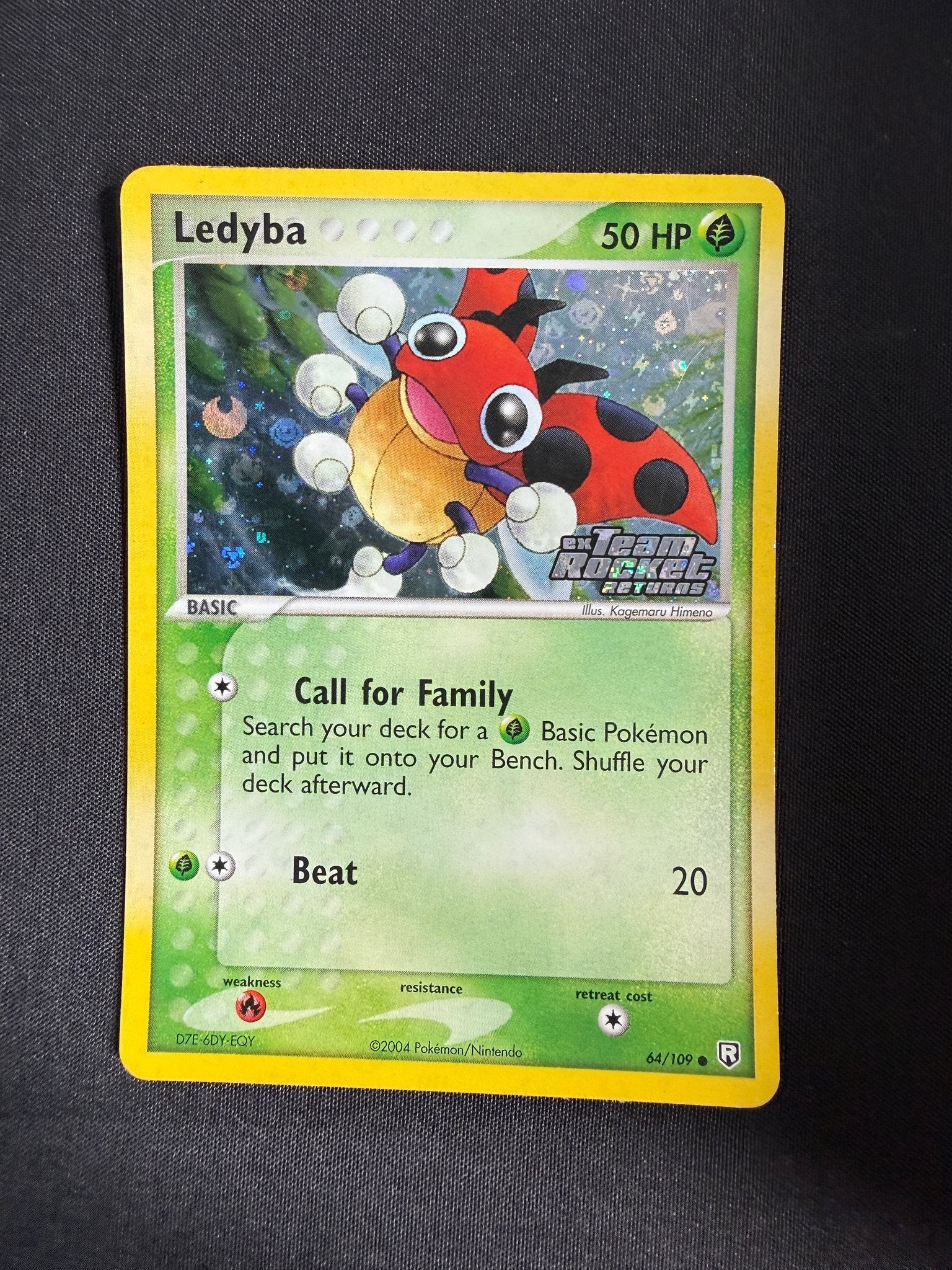 2004 Ledyba EX Team Rocket Returns 64/109 front