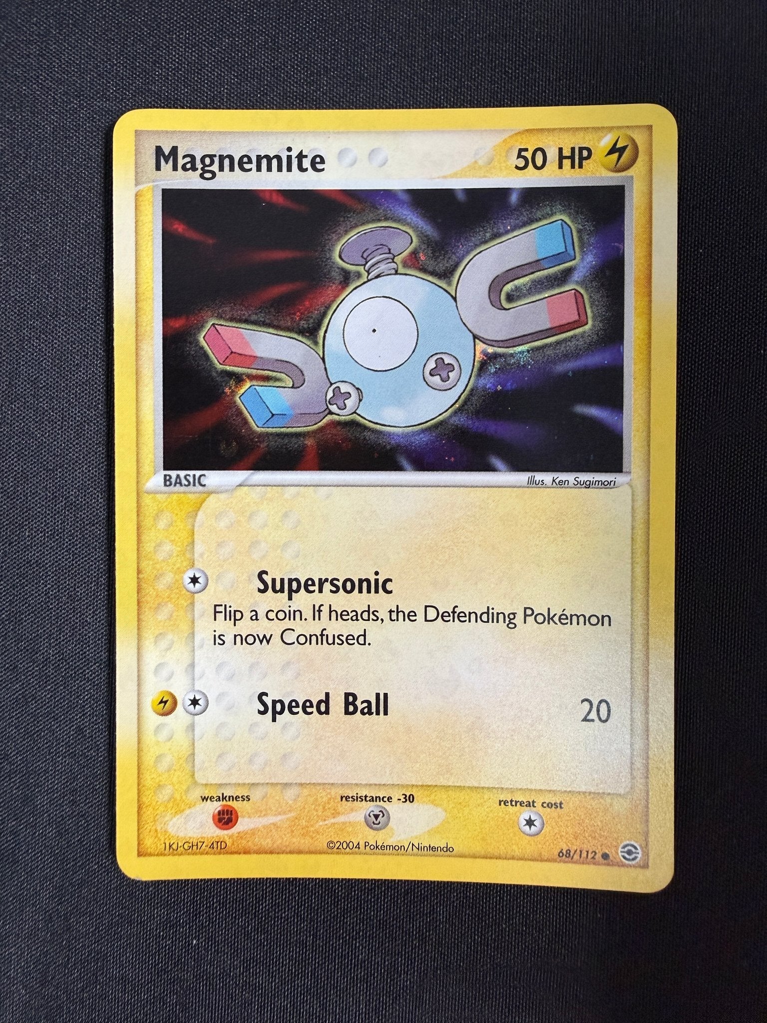 2004 Magnemite EX FireRed & LeafGreen Reverse Holo 68/112 front