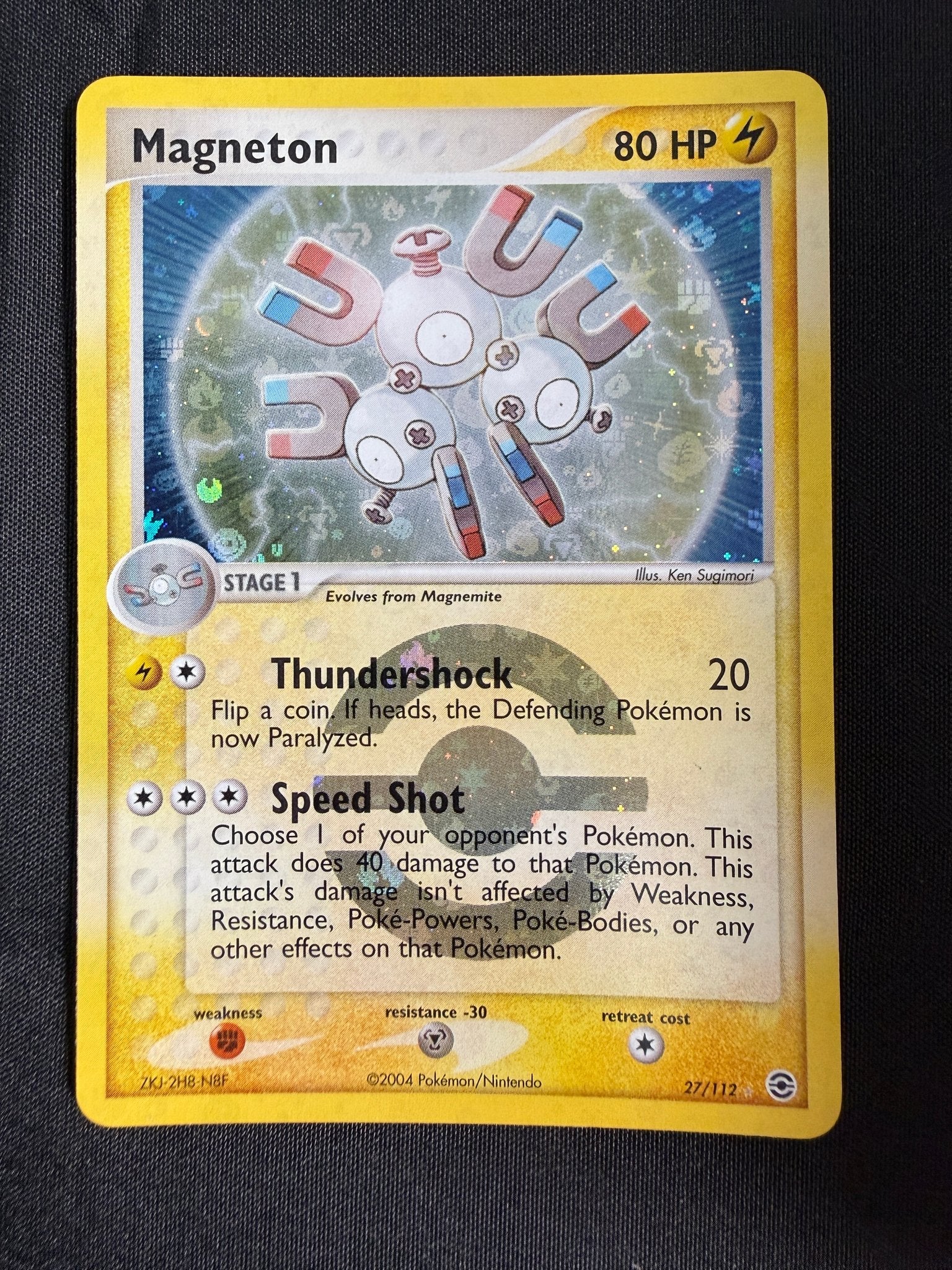 2004 Magneton EX FireRed & LeafGreen 27/112 front