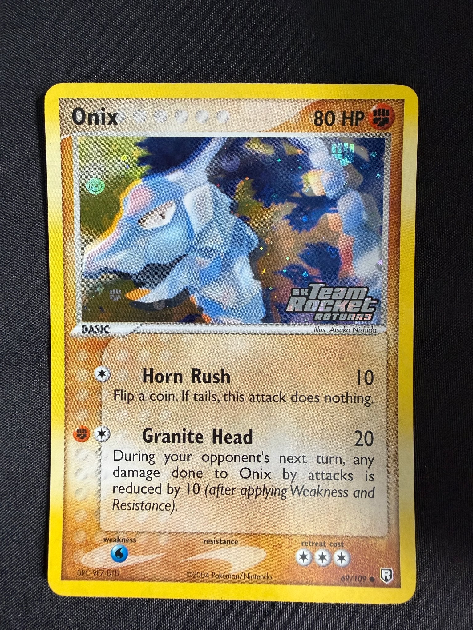 2004 Onix EX Team Rocket Returns Reverse Holo 69/109 front