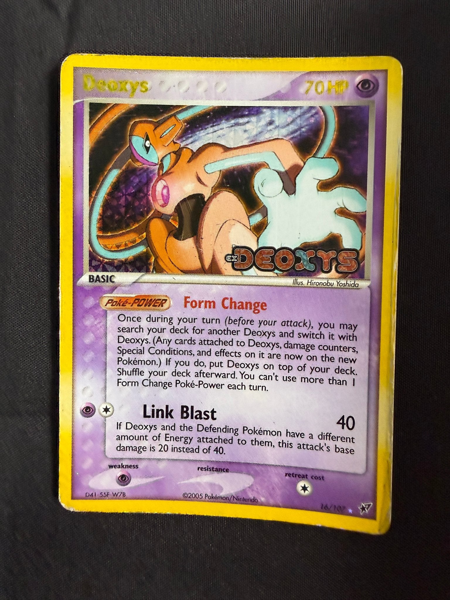 2005 Deoxys EX Deoxys Reverse Holo 16/107 front
