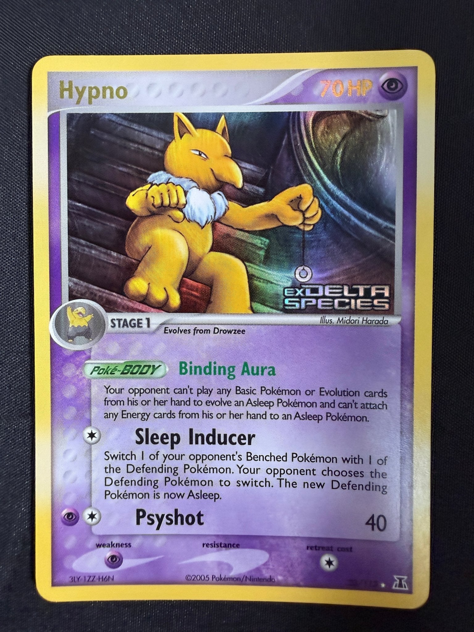 2005 Hypno EX Delta Species Reverse Holo 23/113 front