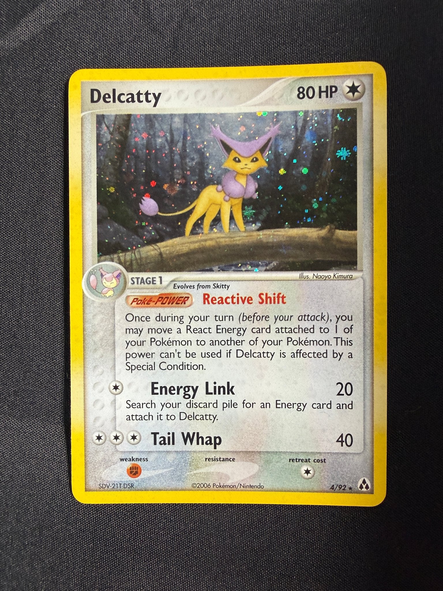 2006 Delcatty EX Legend Maker Holo 4/92 front