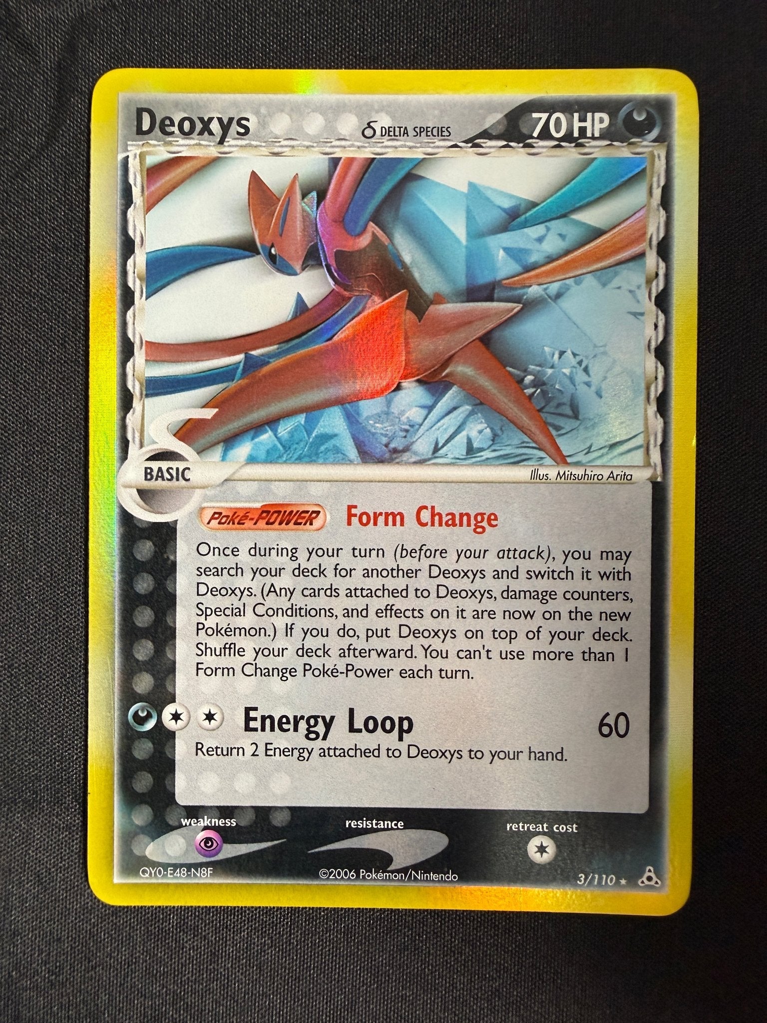 2006 Deoxys EX Holon Phantoms Holo 3/110 front