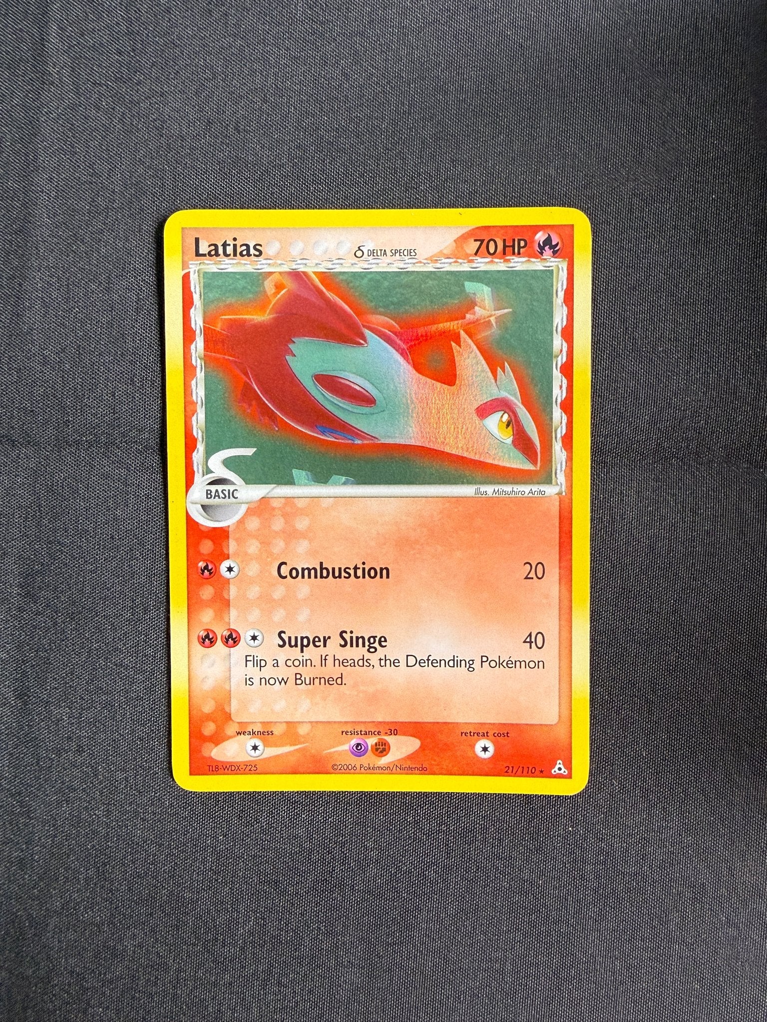 2006 Latias EX Holon Phantoms 21/110 front