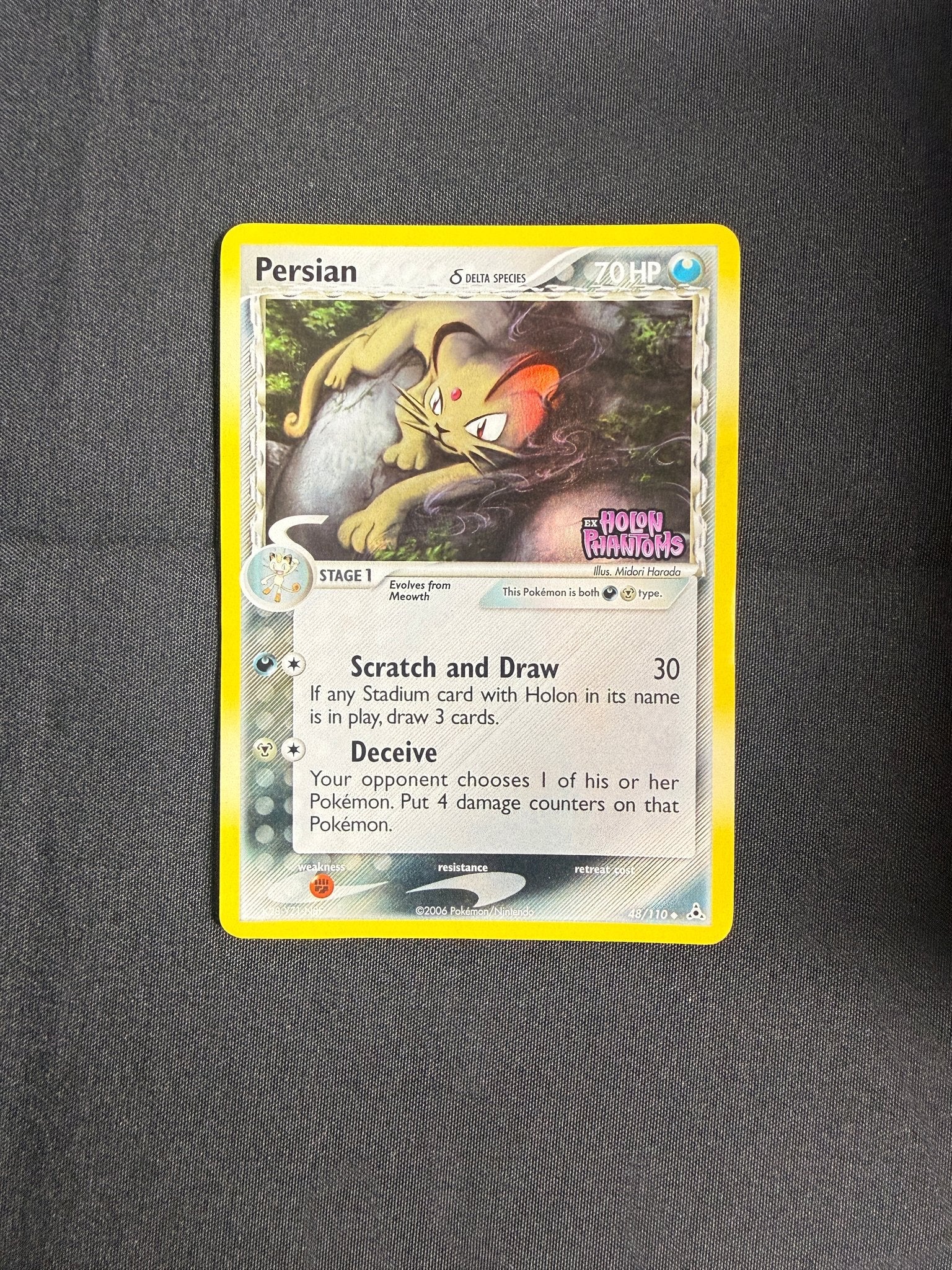 2006 Persian EX Holon Phantoms Reverse Holo 48/110 front