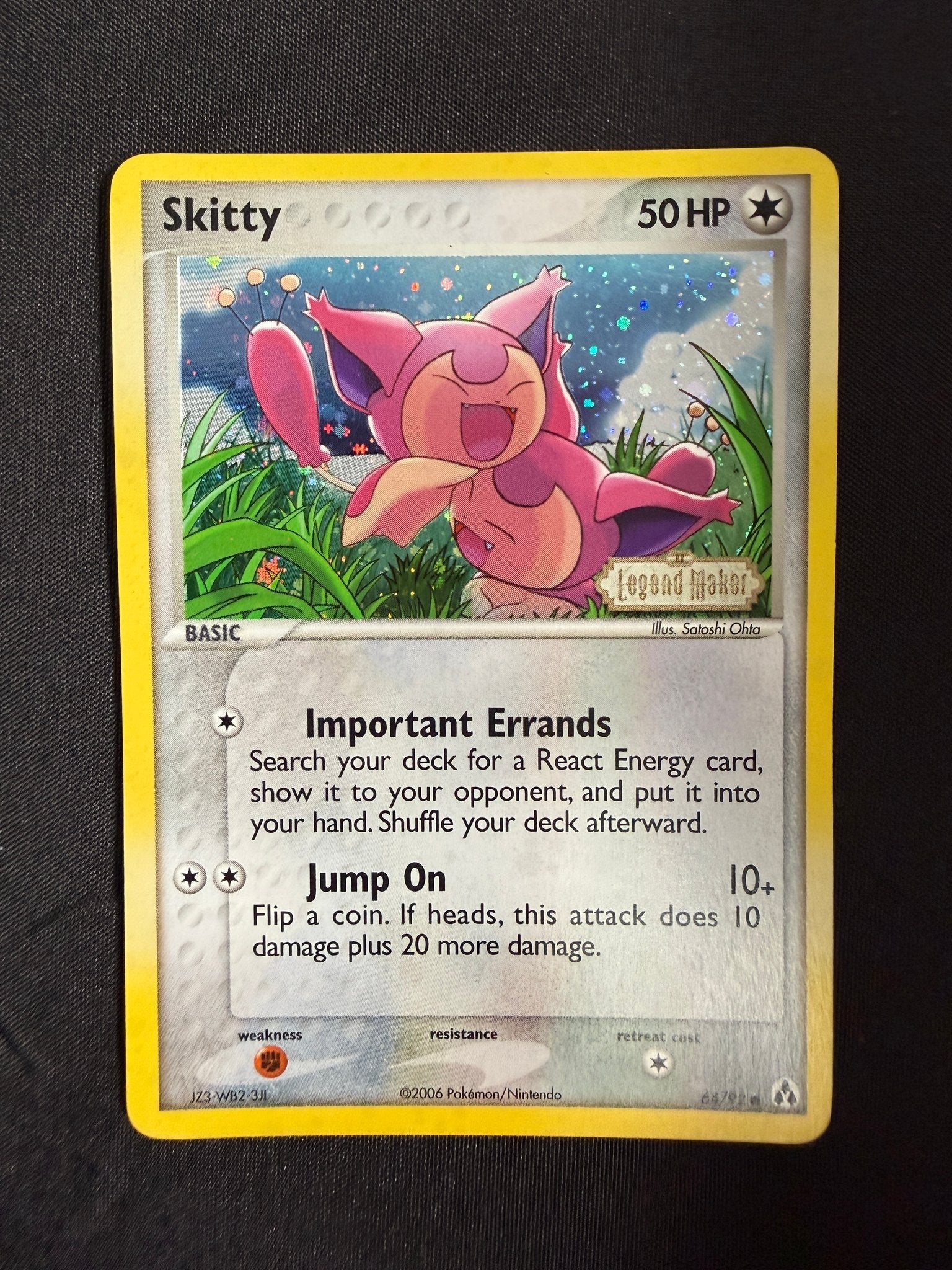 2006 Skitty EX Legend Maker Reverse Holo 64/92 front