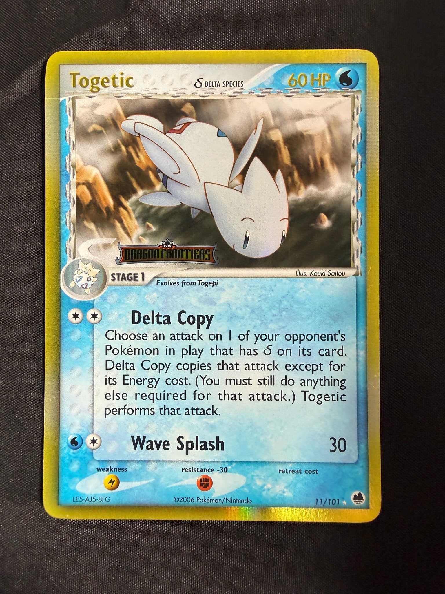 2006 Togetic EX Dragon Frontiers Holo 11/101 front