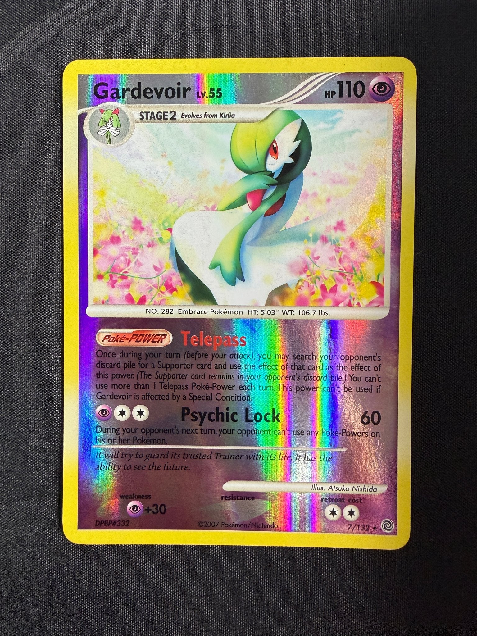 2007 Gardevoir Secret Wonders Reverse Holo 7/132 front