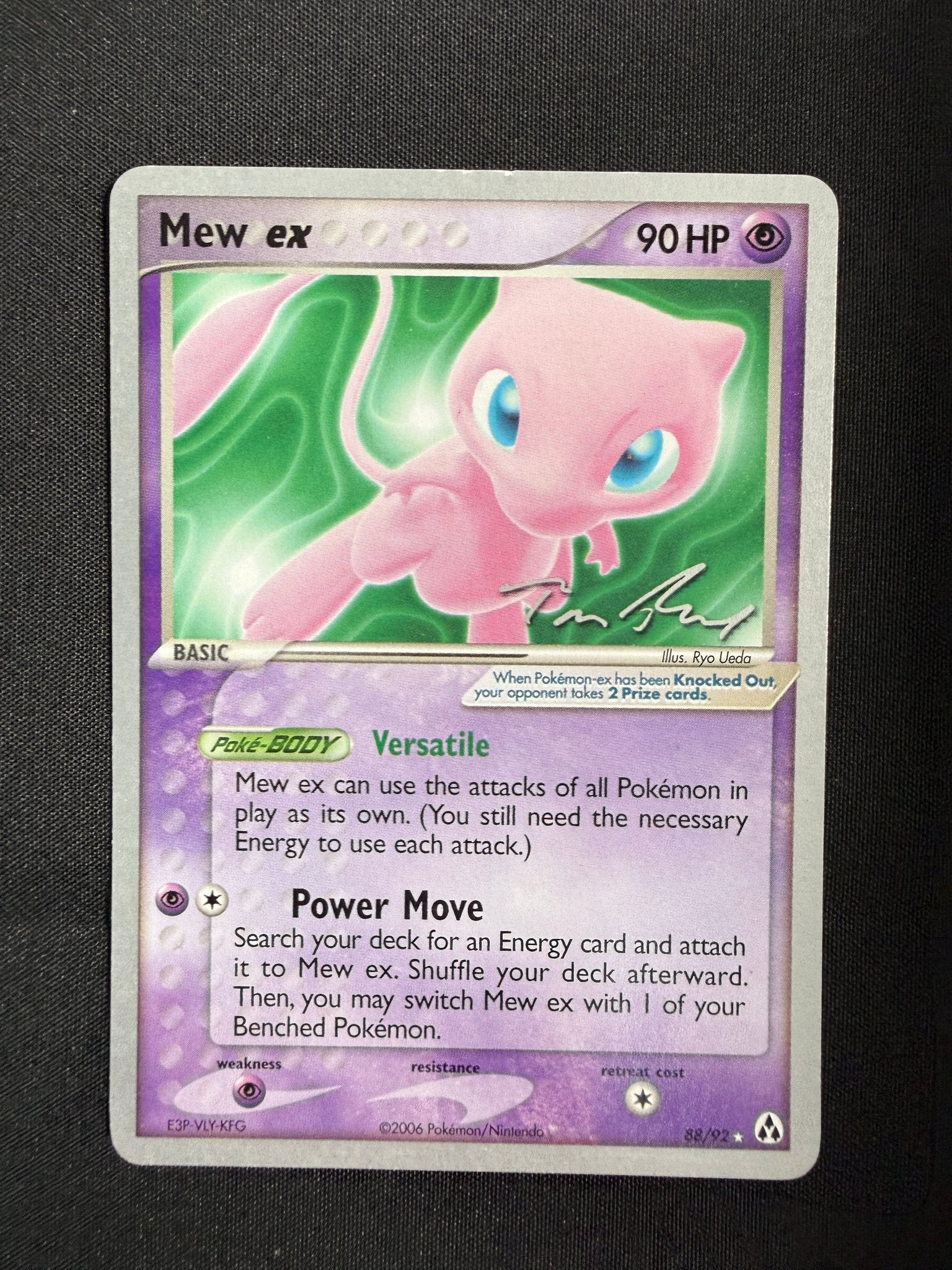 2007 Mew ex World Championships Deck Tom Roos 88/92 front