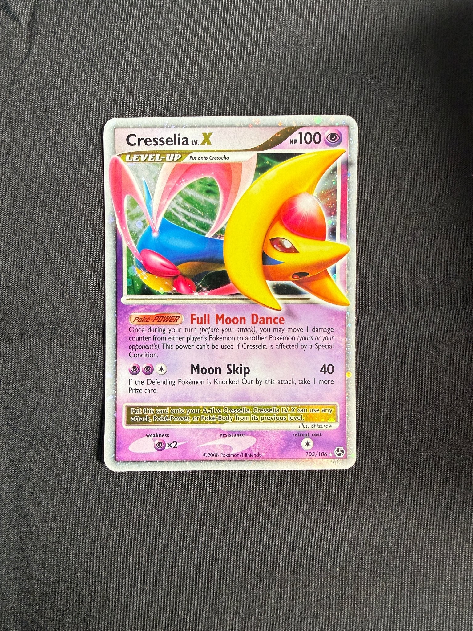 2008 Cresselia LV.X Great Encounters Holo 103/106 front